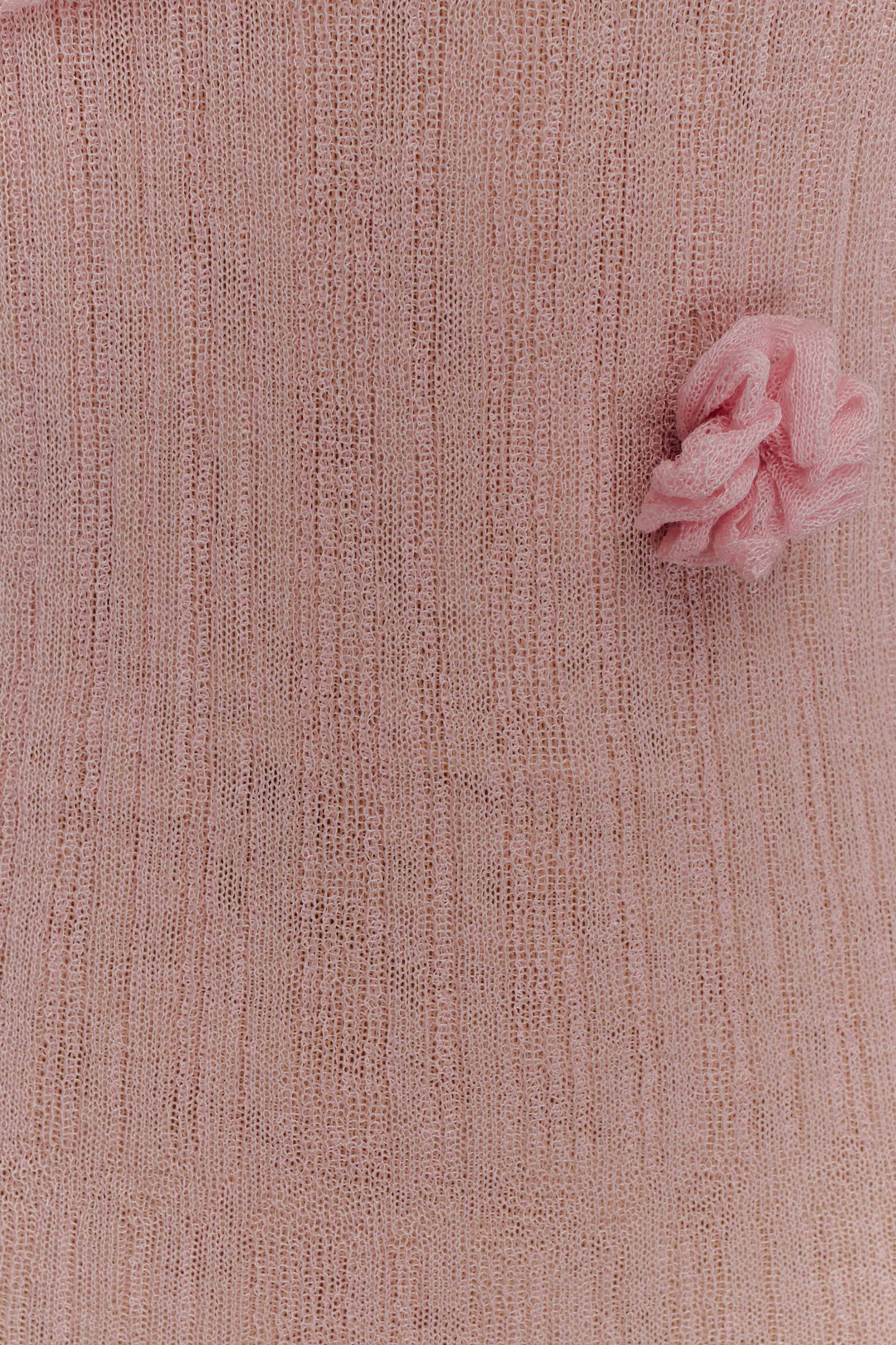 Brynn Orchid Knit Maxi Dress - Pastel Pink、mySite、solidvoid