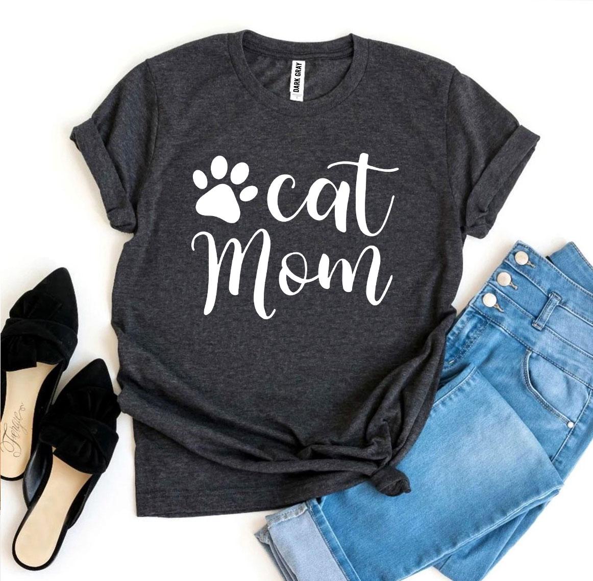 Cat Mom T-shirt、mySite、camillekostekn