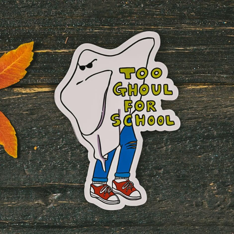  Too Ghoul For School Dabbing Halloween Sticker、mySite、elrpsem3k