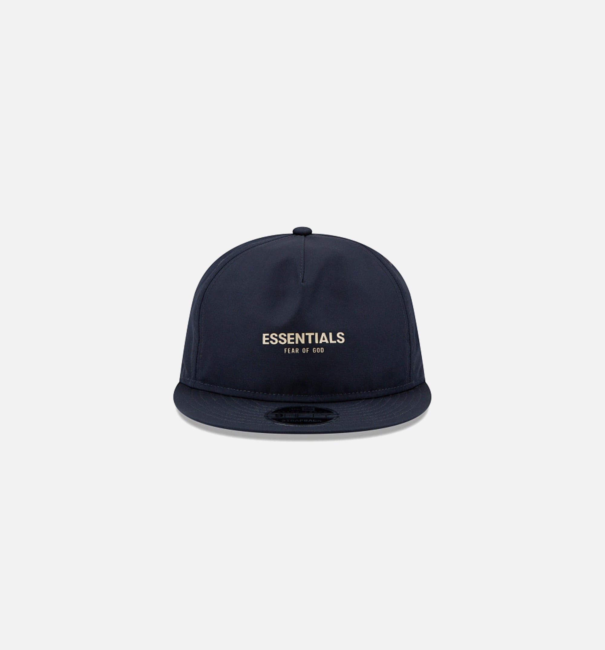 Navy Fear of God Essentials Retro Crown 9FIFTY Strapback Mens Cap - Navy、mySite、dreamappss
