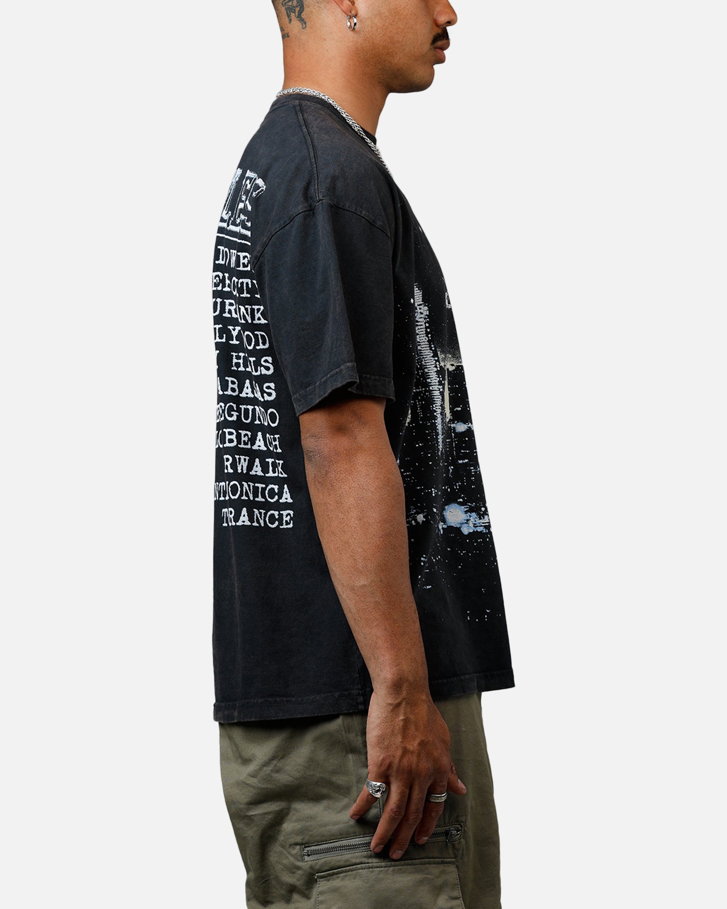 Culture Kings CK Los Angeles Vintage T-Shirt Black、mySite、zt4zffjzw