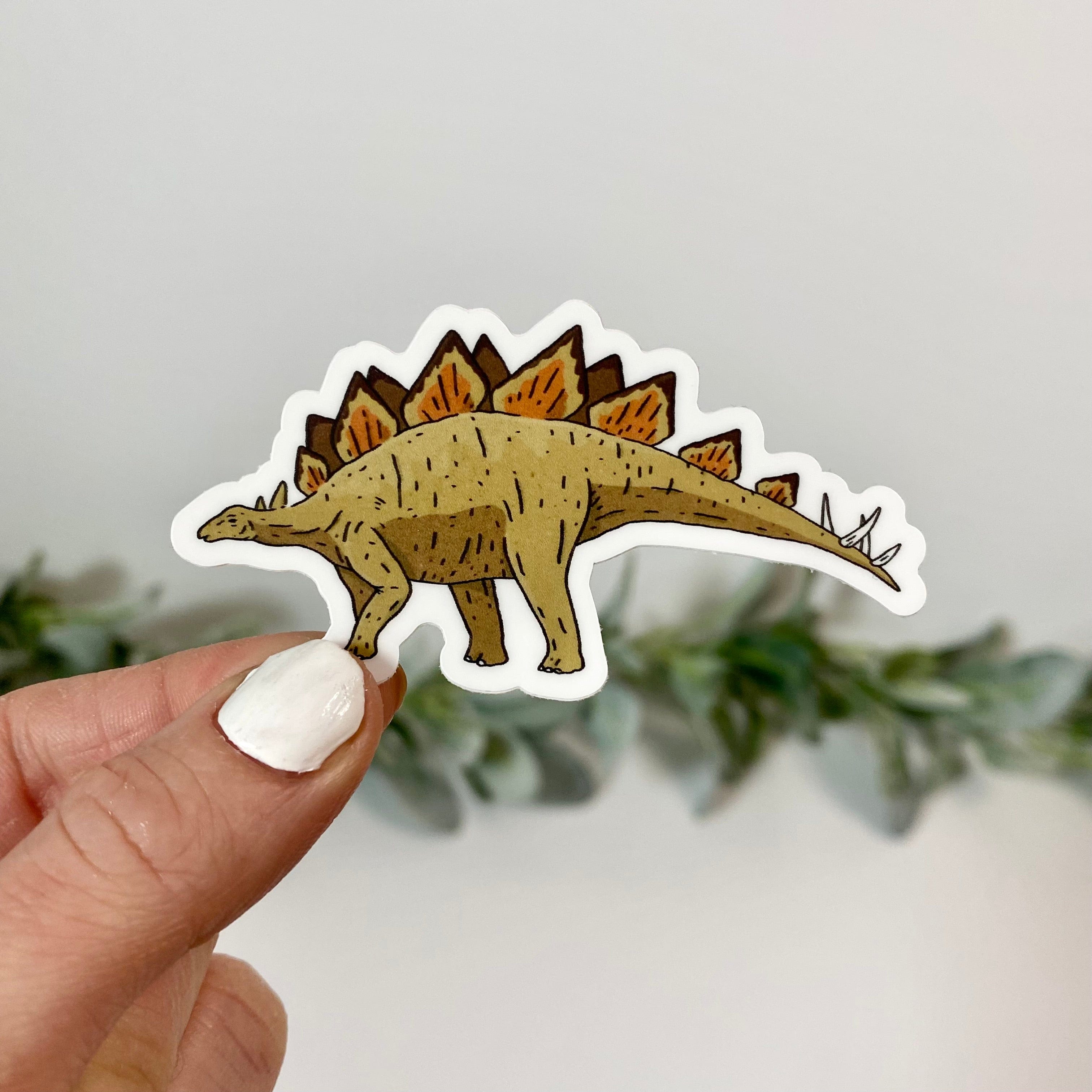  Stegosaurus Dinosaur Sticker、mySite、ghnorth