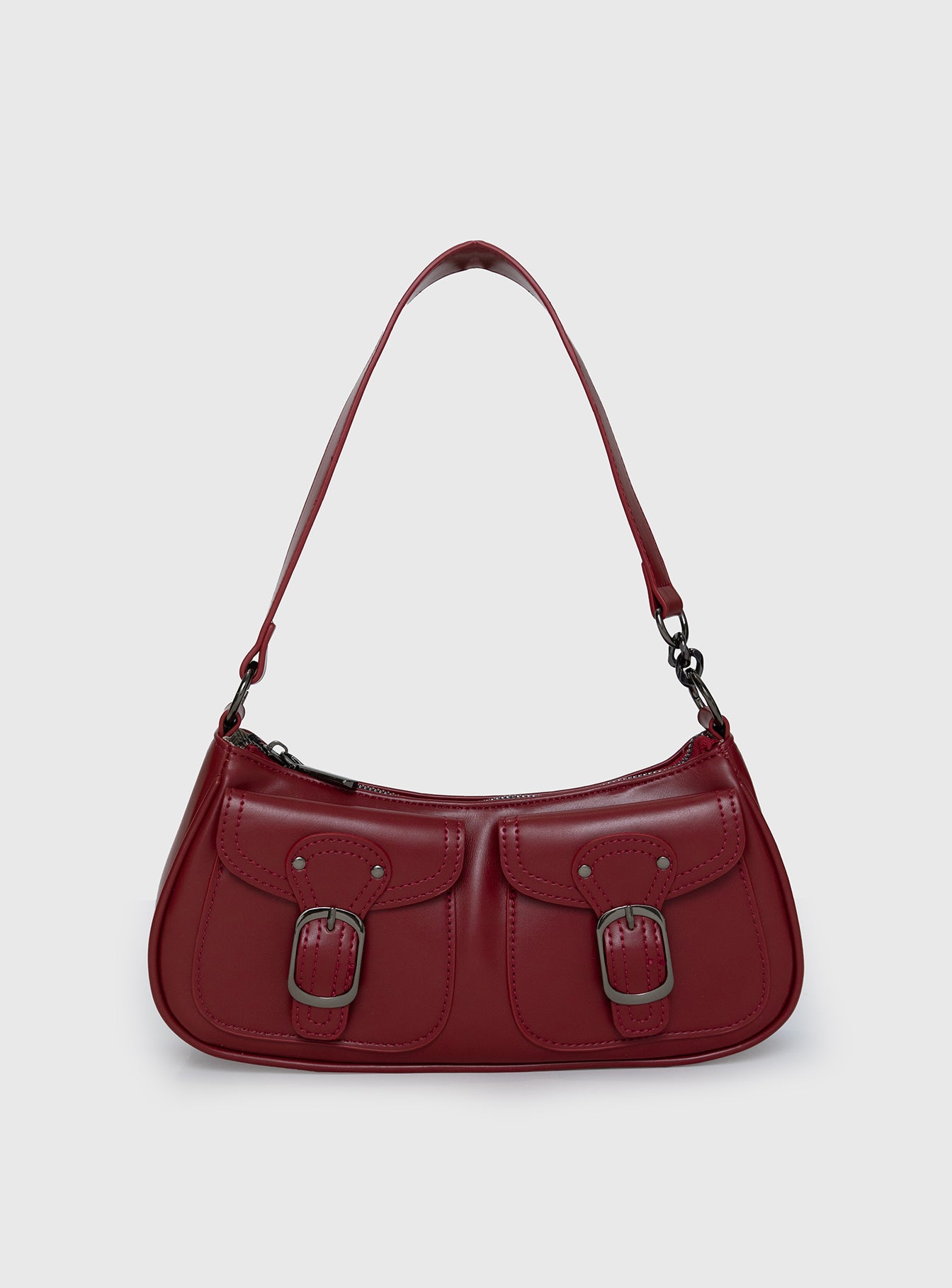 Jayalen Shoulder Bag Red、mySite、solidvoid
