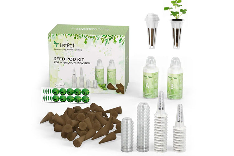 LetPot 172-Piece Seed Pod Round Sponge Kit for Hydroponics、mySite、camillekostekn
