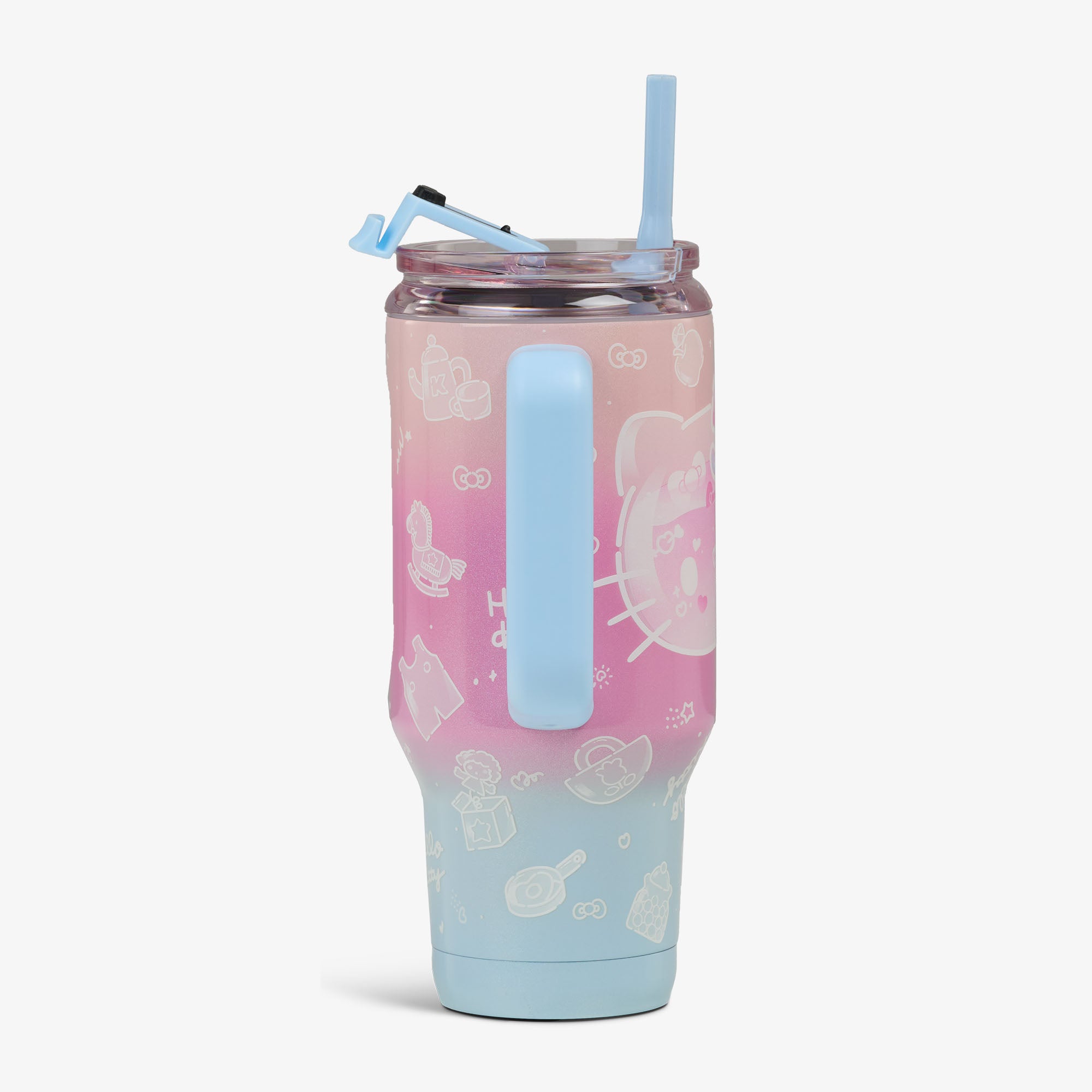 Hello Kitty® 50th Anniversary 32 Oz Flip ‘n’ Sip Travel Mug、mySite、noshort