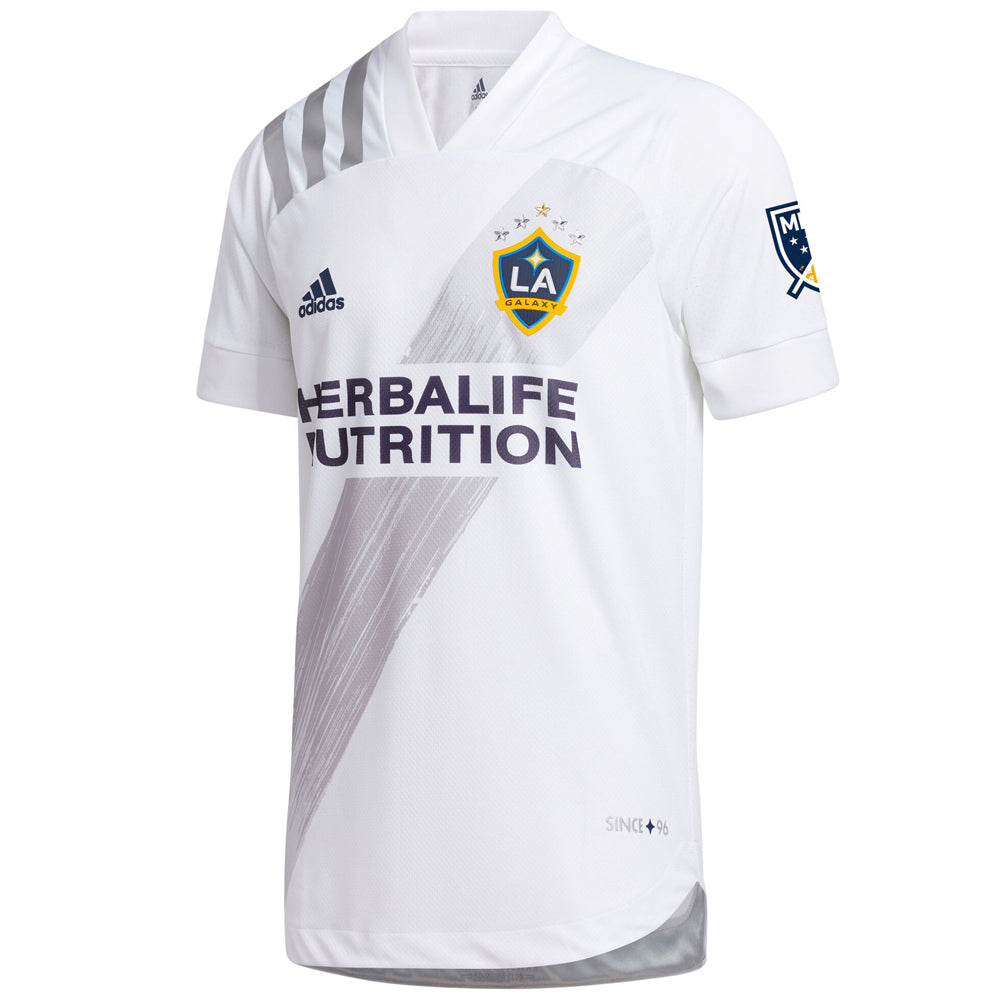 adidas Men's LA Galaxy 2020 Chicharito Authentic Home Jersey White/Grey、mySite、bottomscart