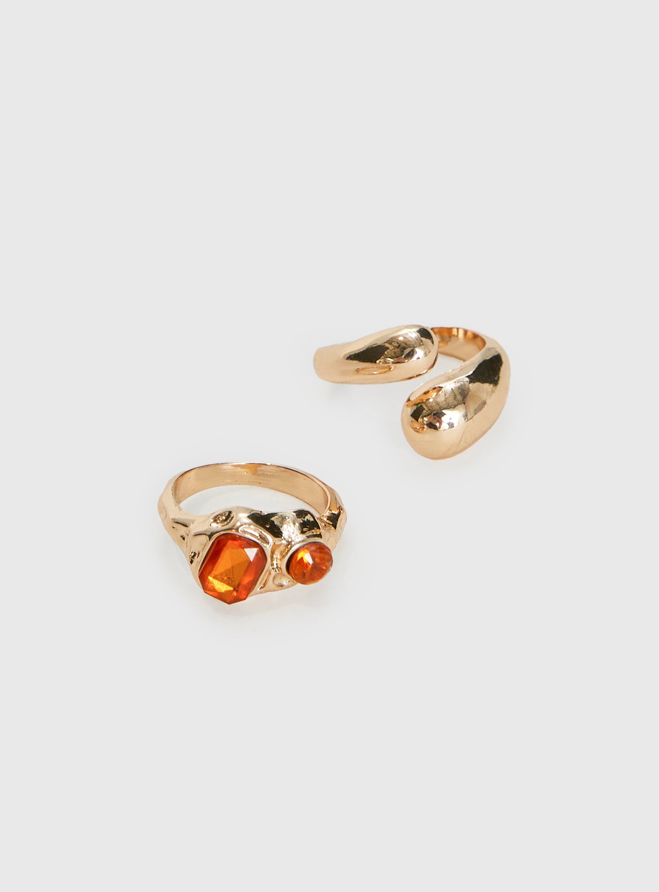 Rich Spirit Ring Pack Gold / Orange、mySite、solidvoid