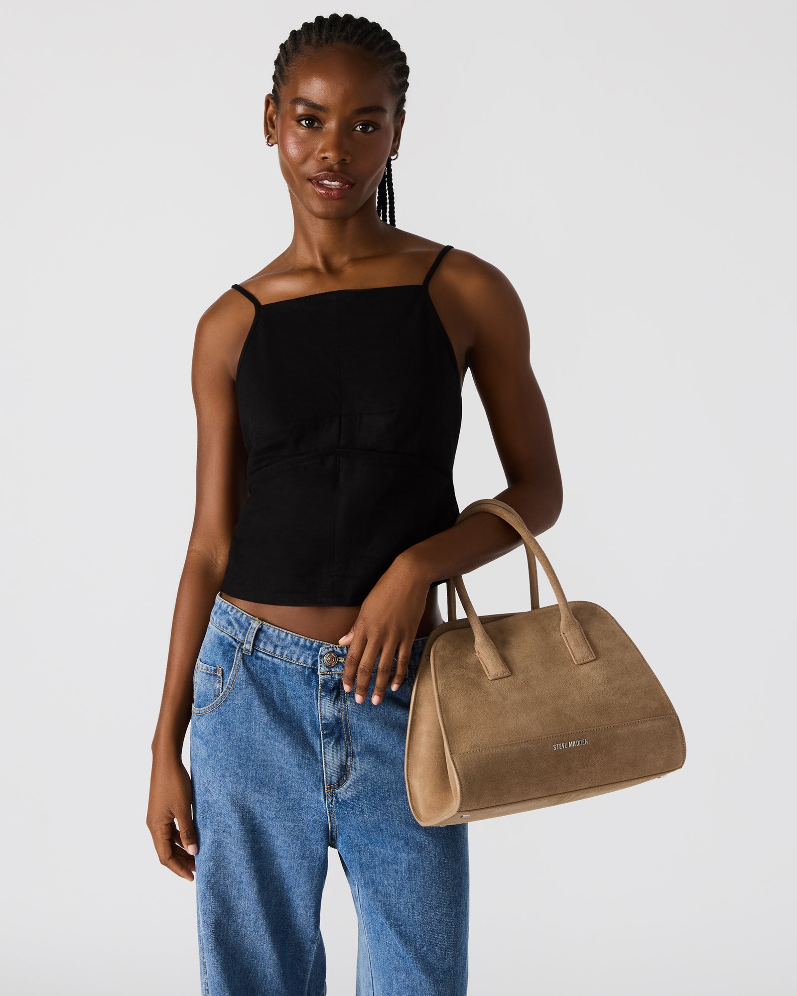 HADLEE BAG TAUPE SUEDE、mySite、gtrtttuynbv