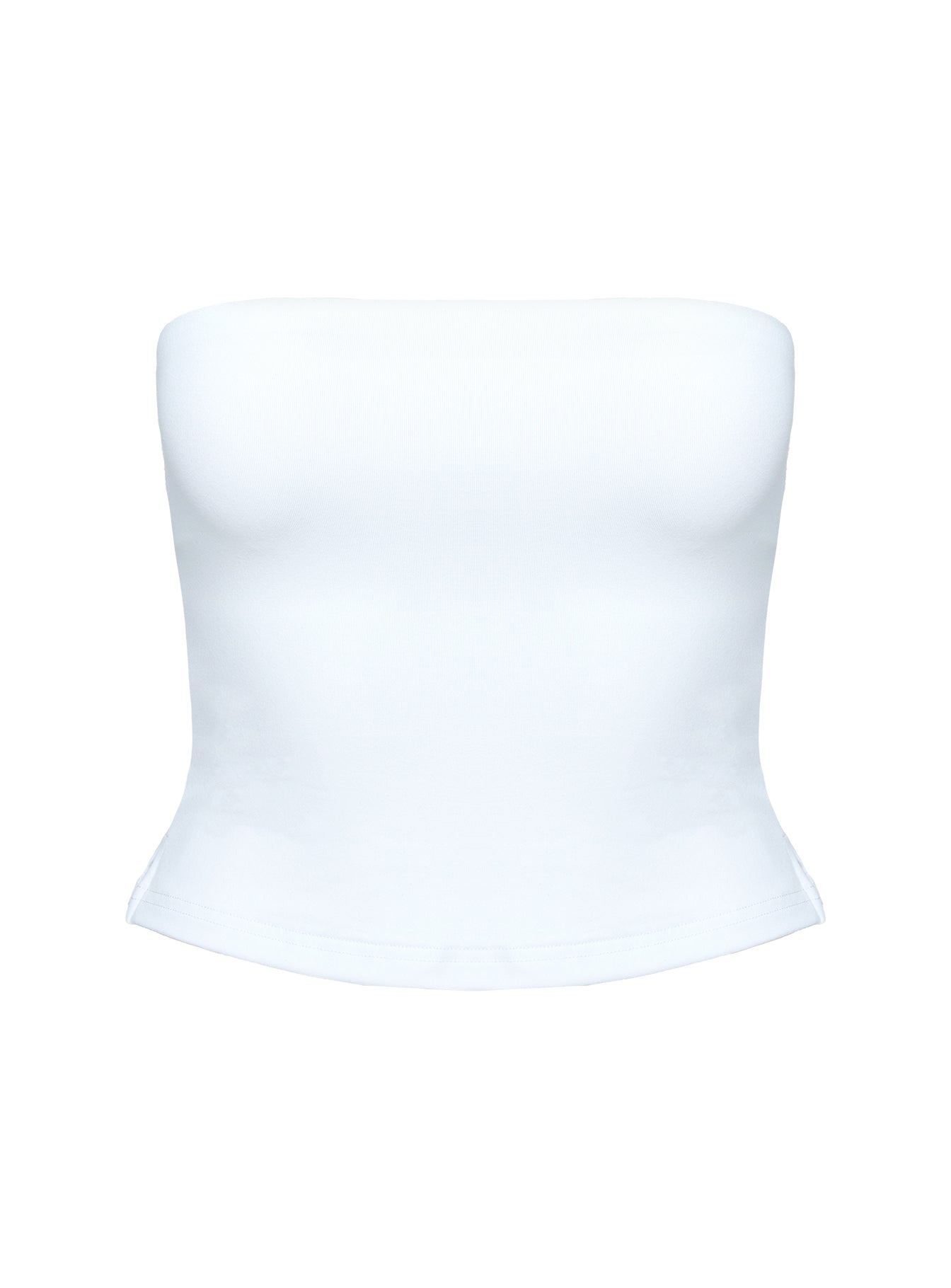 Aurorah Strapless Top White、mySite、solidvoid