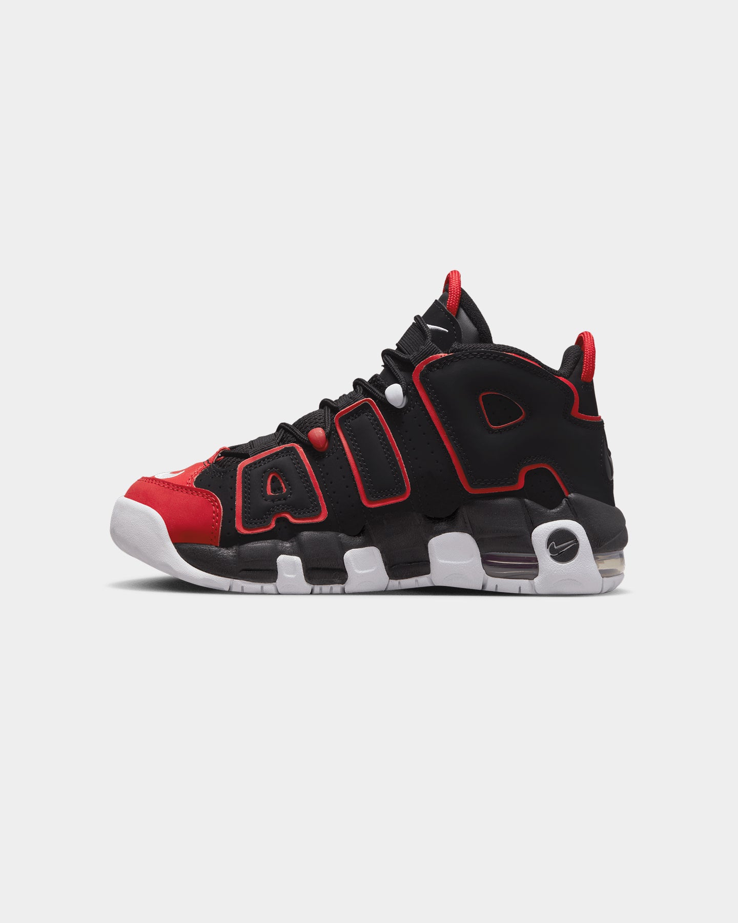 Nike Kids' Air More Uptempo (GS) Black/White-University Red、mySite、zt4zffjzw