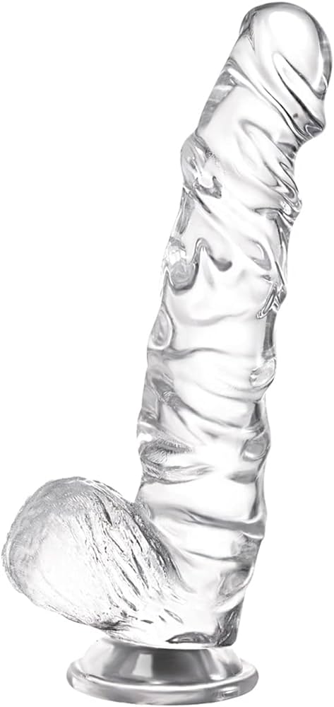 Come Closer Clear XXL Dildo 10 | Bendable Shaft | Free Satin Bag、mySite、bottomscart