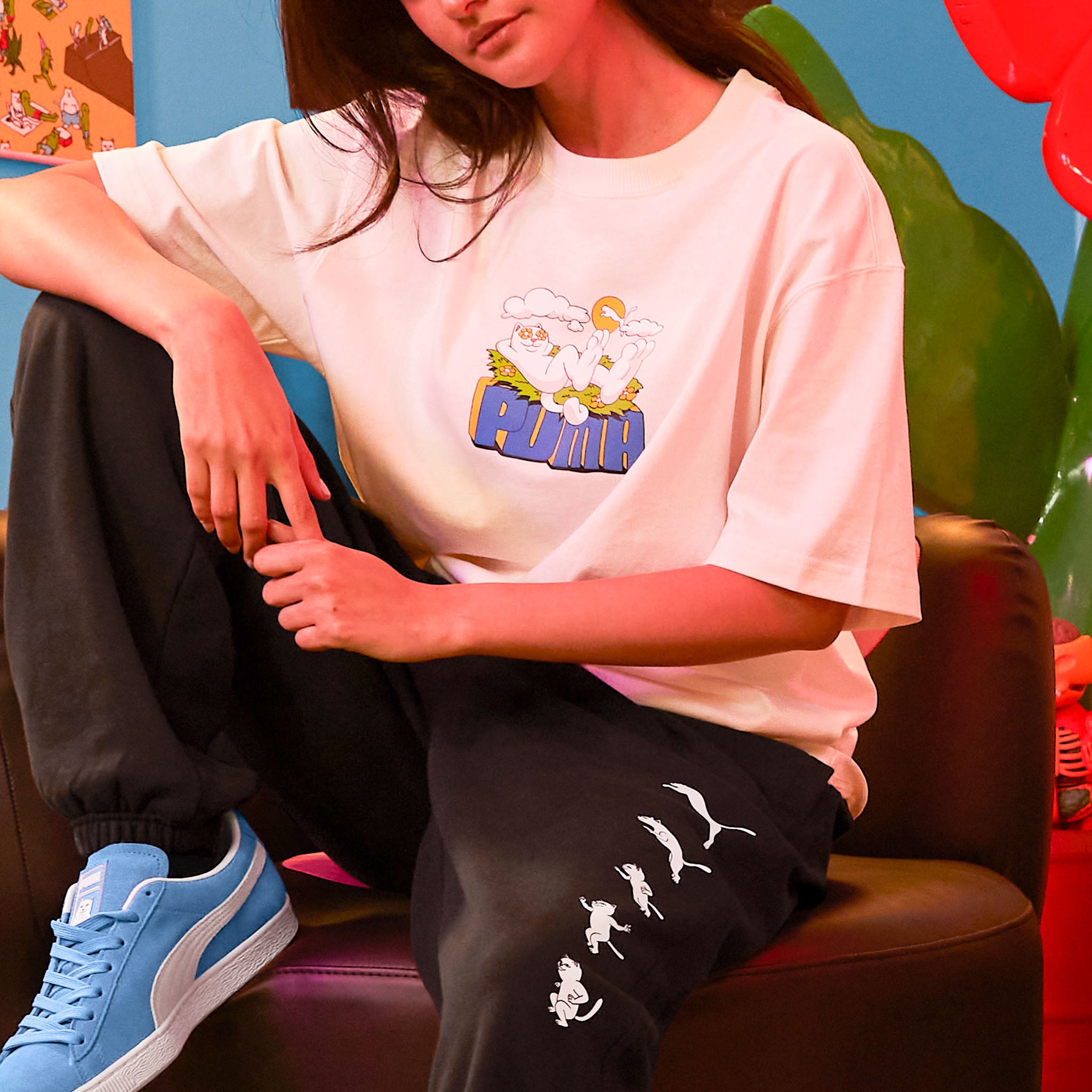  PUMA X RIPNDIP Logo Tee (Warm White)、mySite、merchandisen