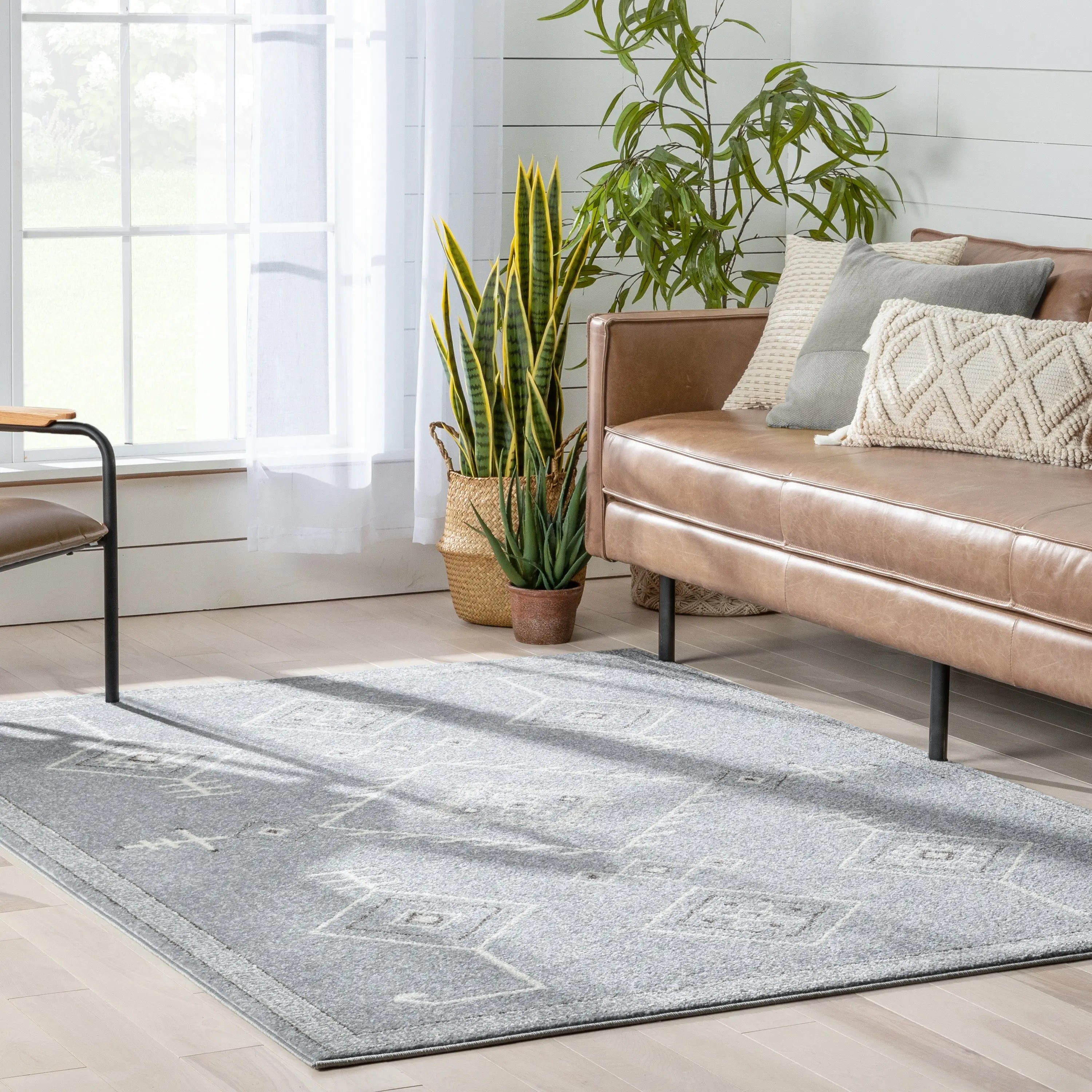 Azra Tribal Medallion Grey Rug、mySite、gigharbornorthrealestate