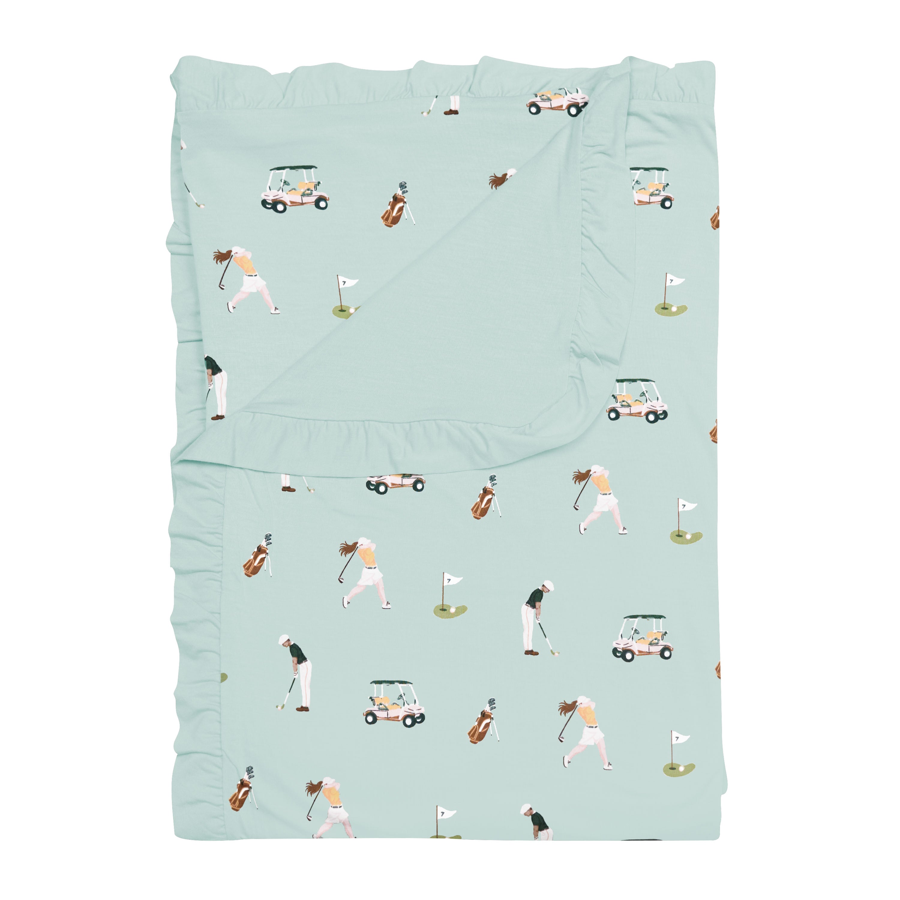  Ruffle Toddler Blanket in Golf 0.5、mySite、layawaytickets