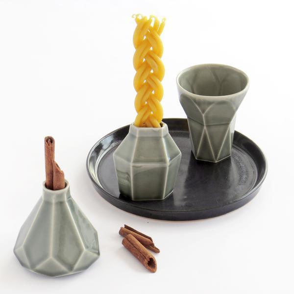 Modern Havdalah Set - Grey、mySite、topwebapps