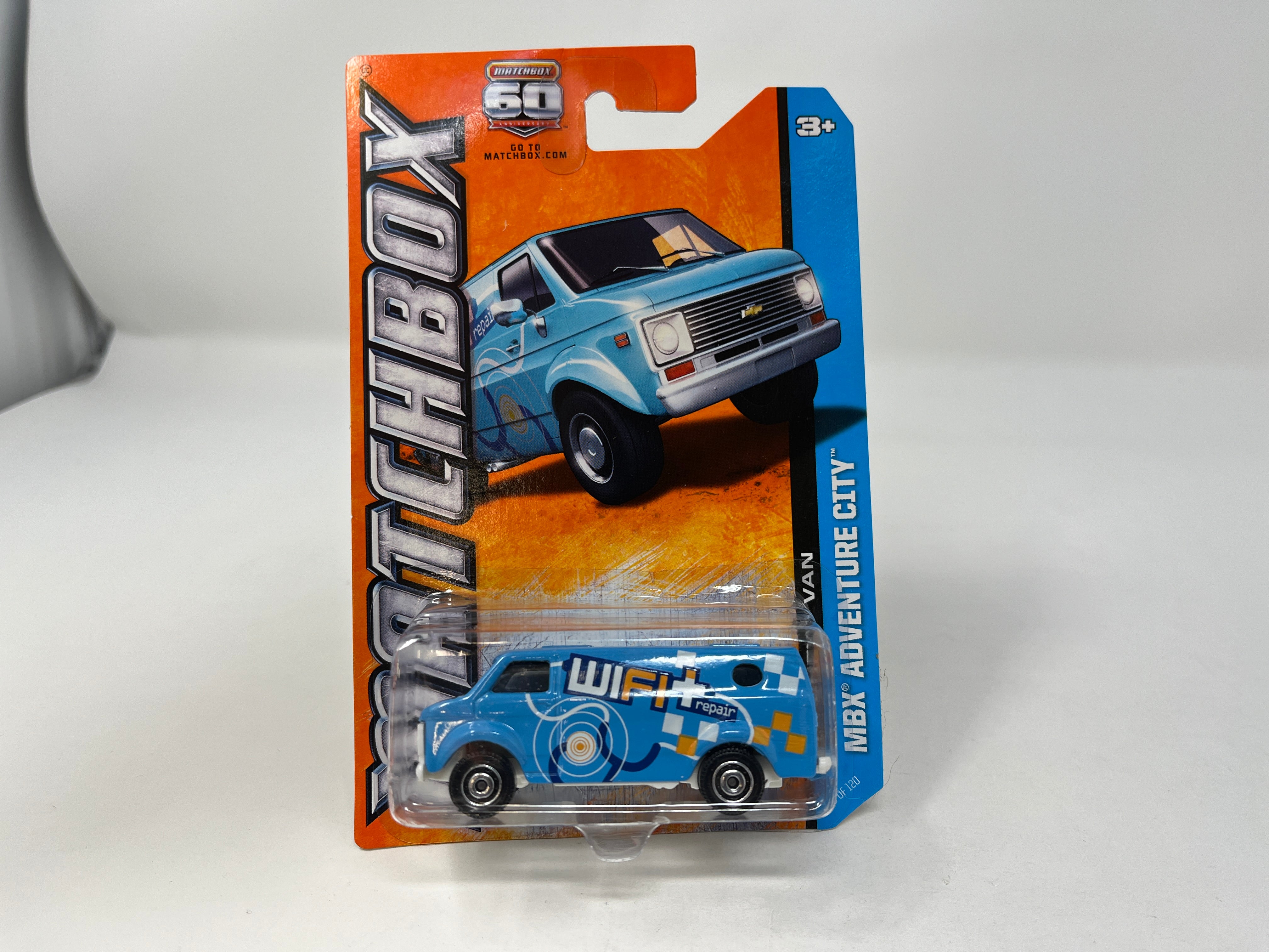 '75 Chevy Van #40 * Blue * Matchbox Basic、mySite、hgirdovlk