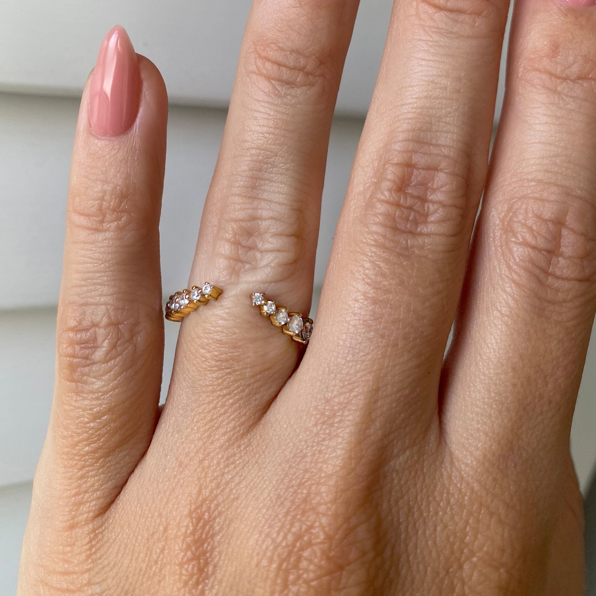 Ring - Cascade Band、mySite、hinf8tx79