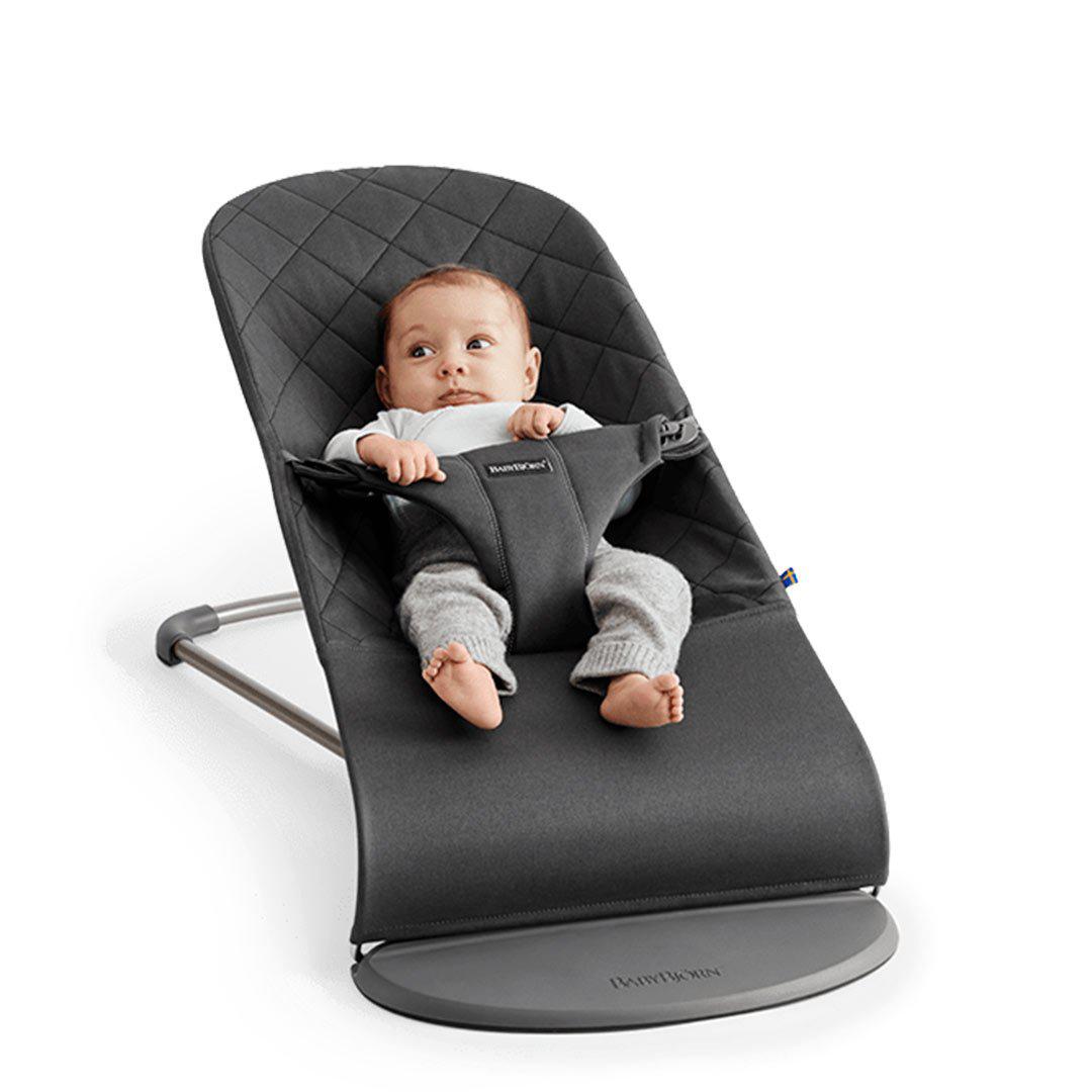  BabyBjorn Bouncer Bliss - Cotton - Anthracite、mySite、merchandisen