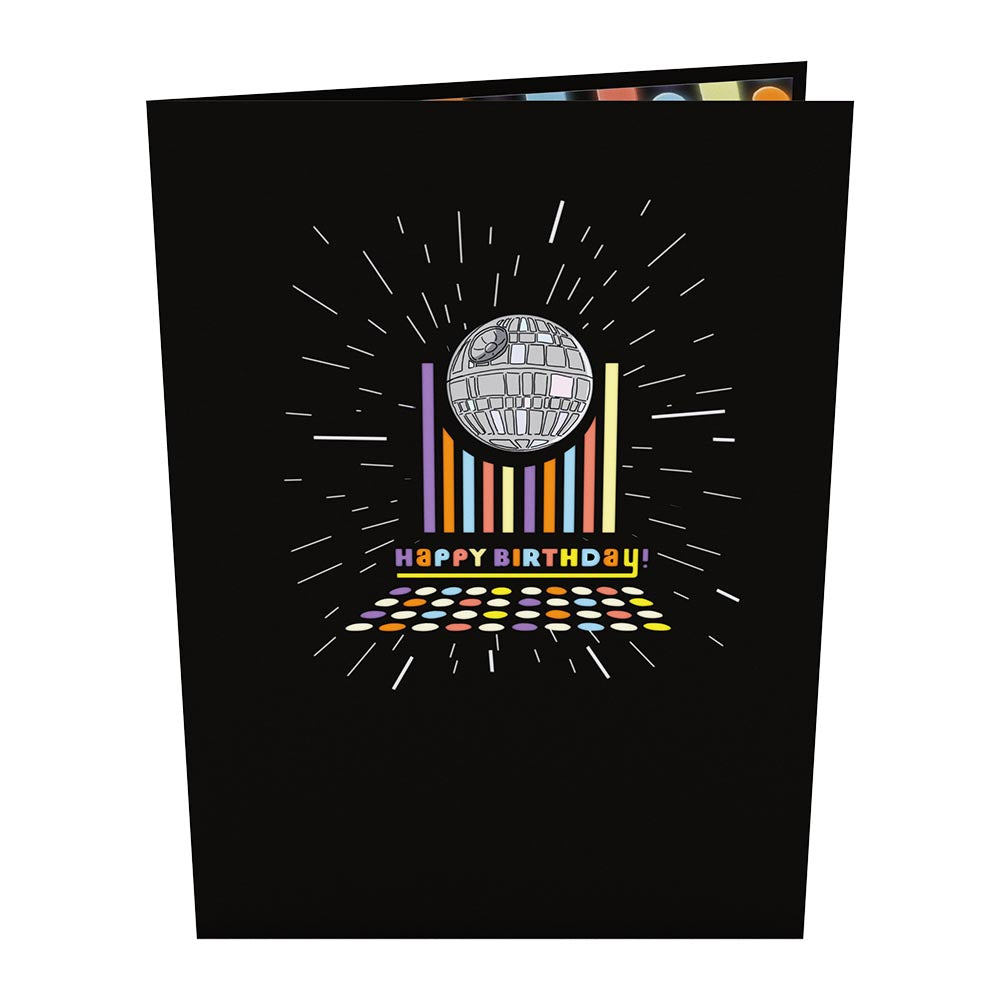 Star Wars™ Death Star™ Disco Birthday Pop-Up Card、mySite、solidvoid