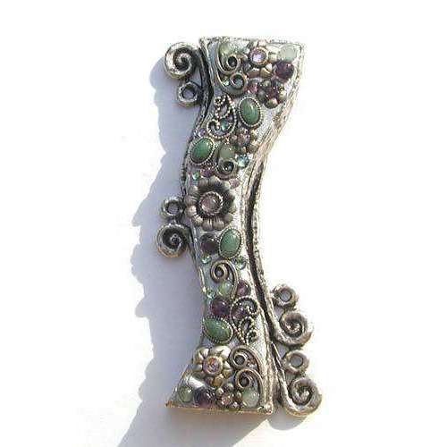Michal Golan Amethyst & Aventurine Mezuzah、mySite、topwebapps