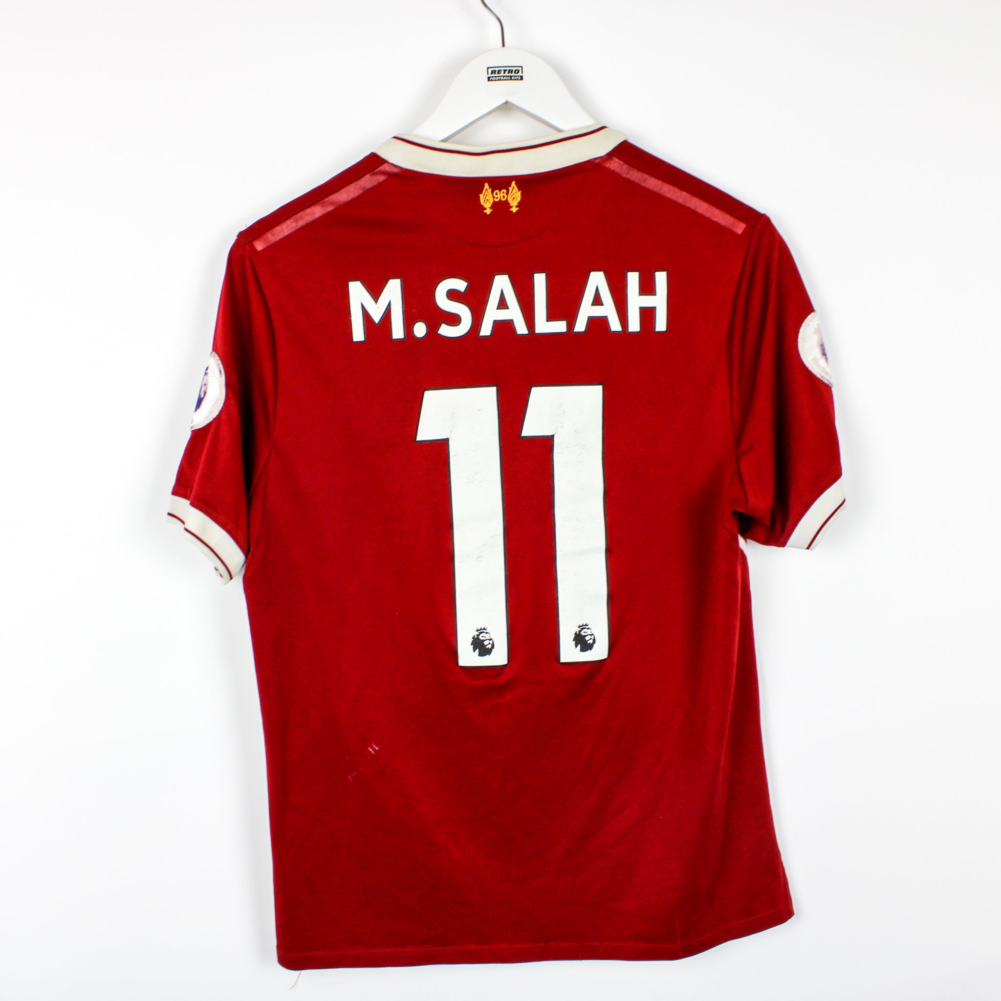 2017/18 Liverpool 125 Year Anniversary Home Shirt #11 M. Salah (Very Good) - S、mySite、sh2017/18 Liverpool 125 Year Anniversary Home Shirt #11 M. Salah (Very Good) - S、mySite、glenpowelloop_name