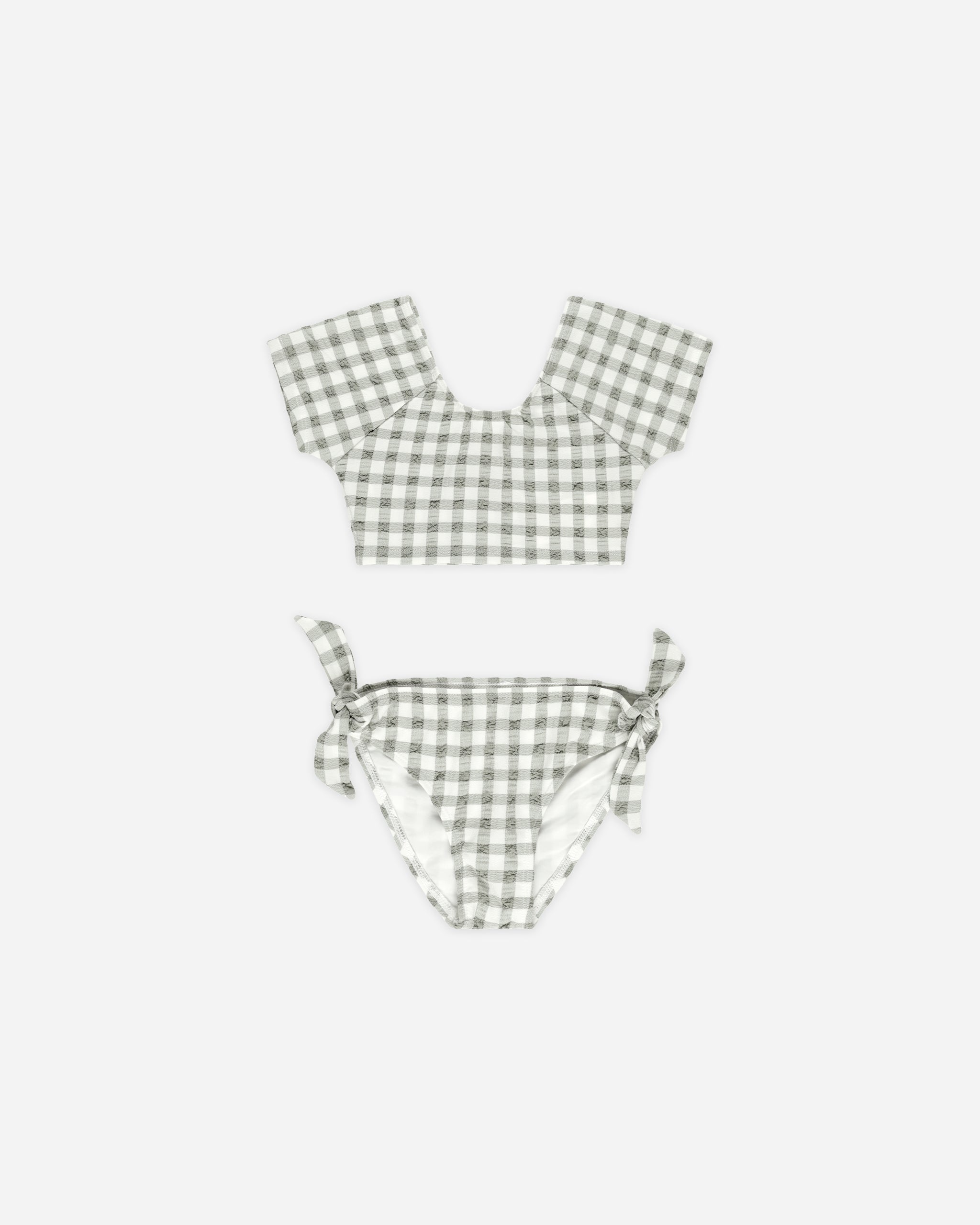  Cropped Rashguard Set || Eucalyptus Check、mySite、layawaytickets