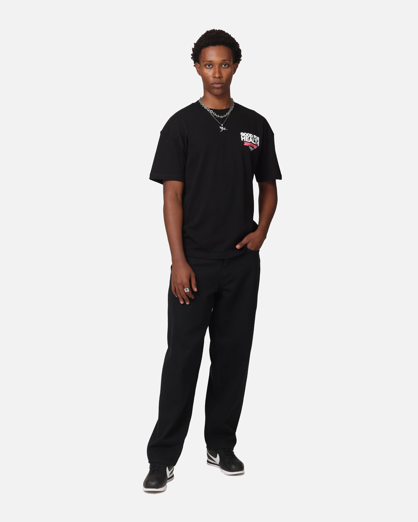 Goat Crew Good 4 Health T-Shirt Black、mySite、zt4zffjzw