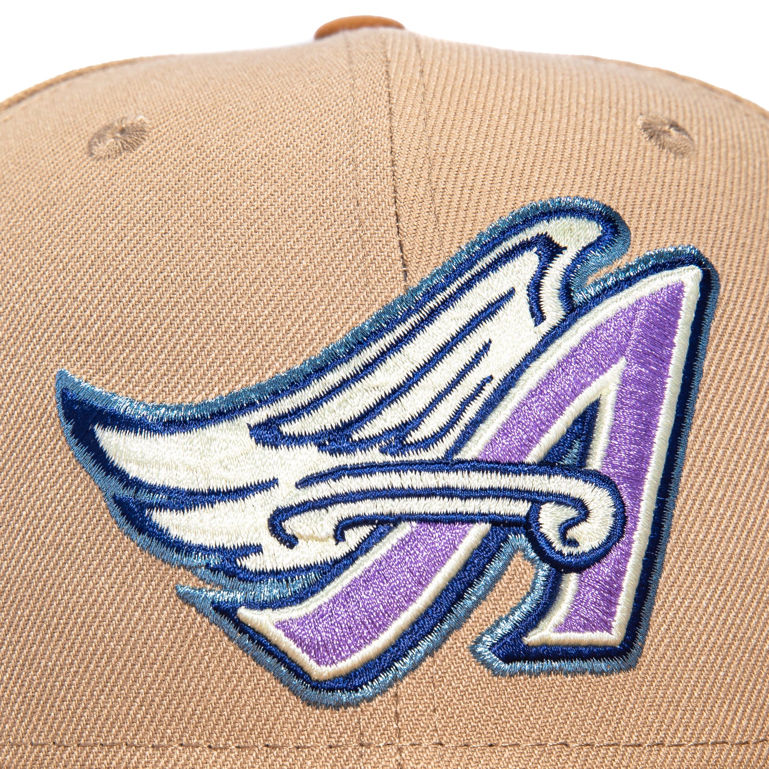 New Era 59Fifty Salt Water Taffy Los Angeles Angels 40th Anniversary Patch Hat - Tan, Khaki、mySite、vikingsvslions
