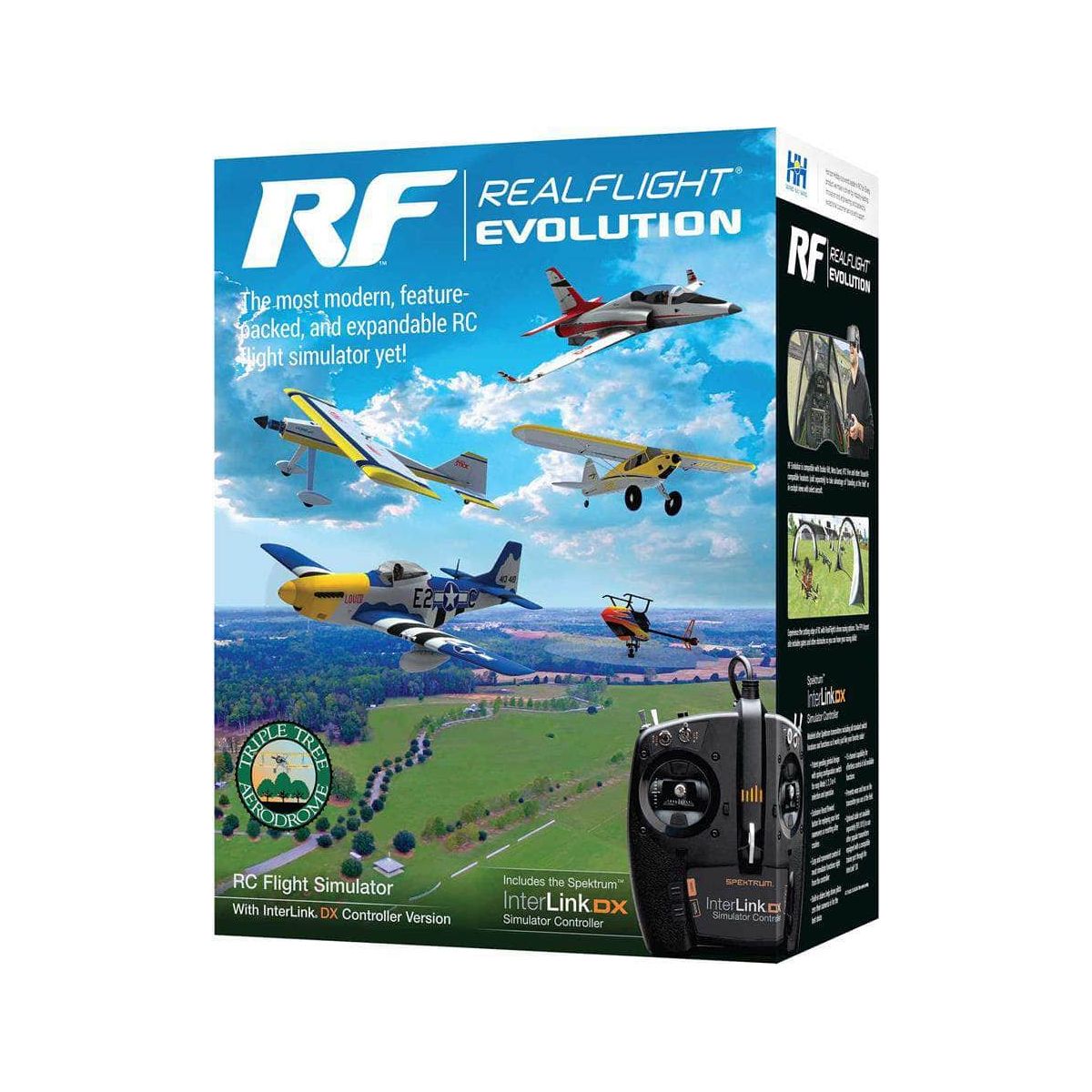  RFL2000, RealFlight Evolution RC Flight Simulator w/InterLink DX Controller、mySite、merchandisen
