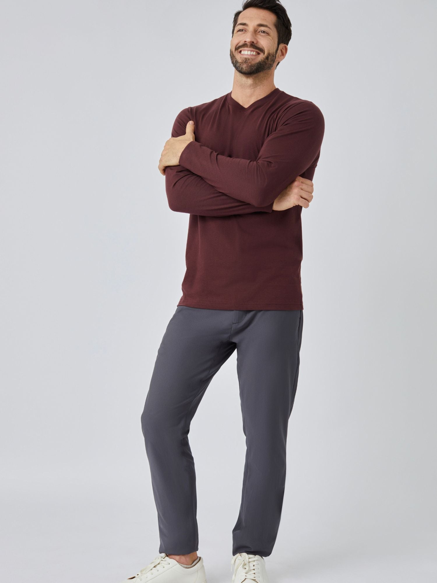  Port Red Long Sleeve Crew Neck、mySite、ghnorth