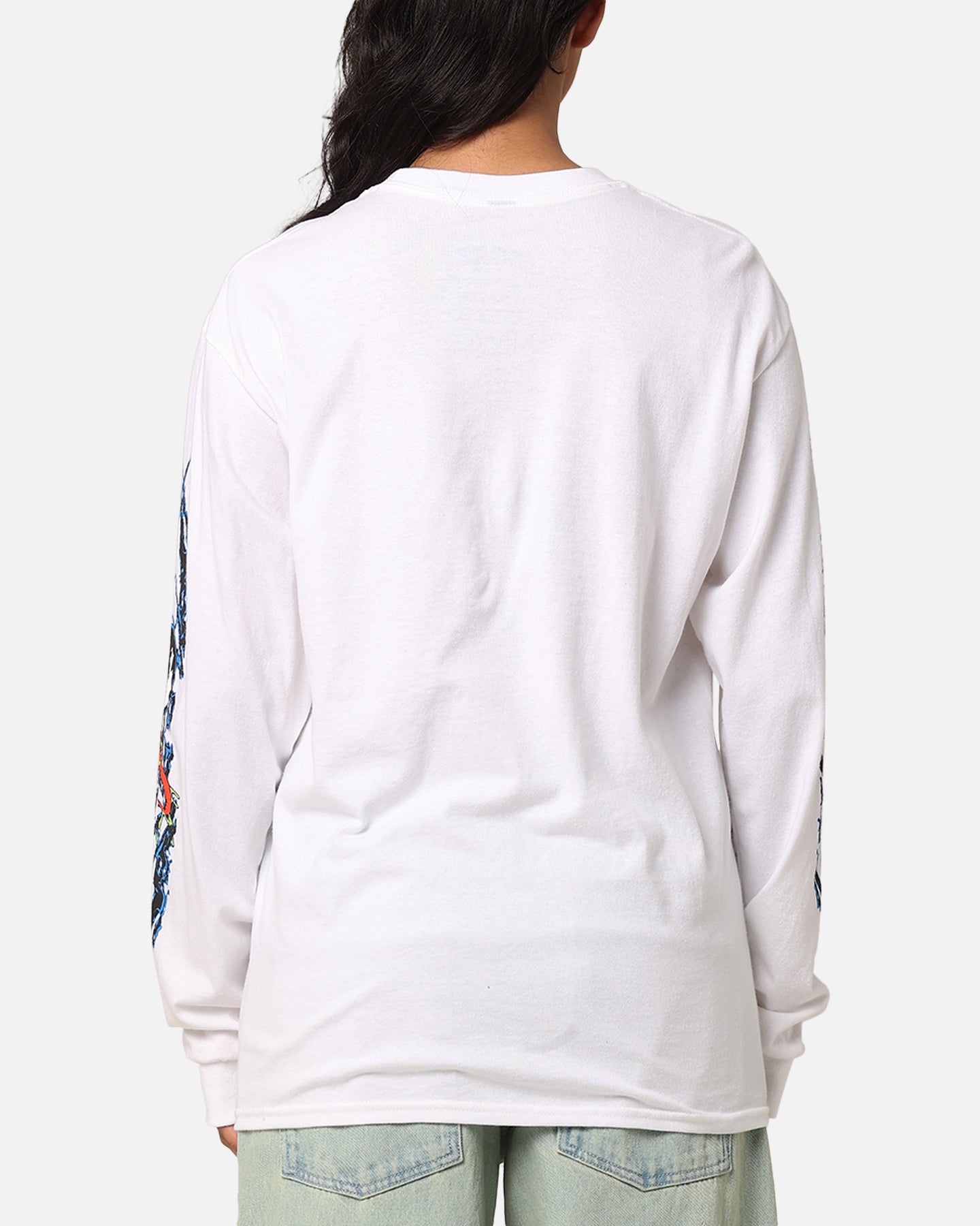 Goat Crew Marvel Spider-Man Y2K Venom Long Sleeve T-Shirt White、mySite、zt4zffjzw