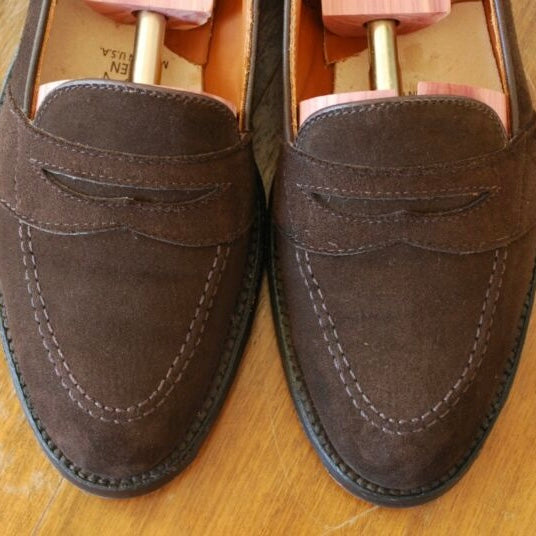  G9201 - Dark Brown Suede Full Strap Lofaer、mySite、preschool7hills