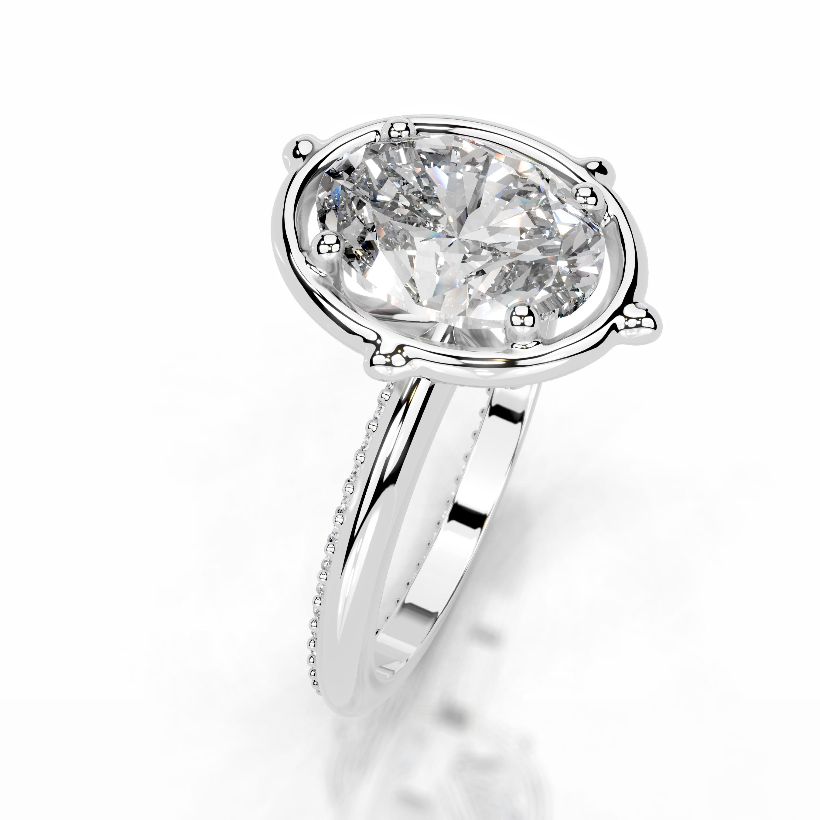 Rosewood Romance Lab Grown Diamond Ring - Platinum、mySite、hinf8tx79