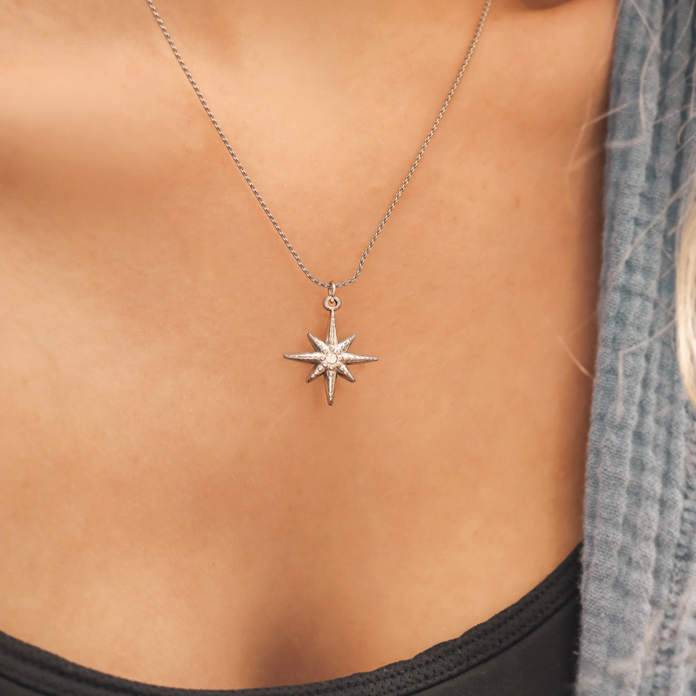 18K Gold PVD Stainless Steel Compass Pendant / PDL0126、mySite、dreamappss