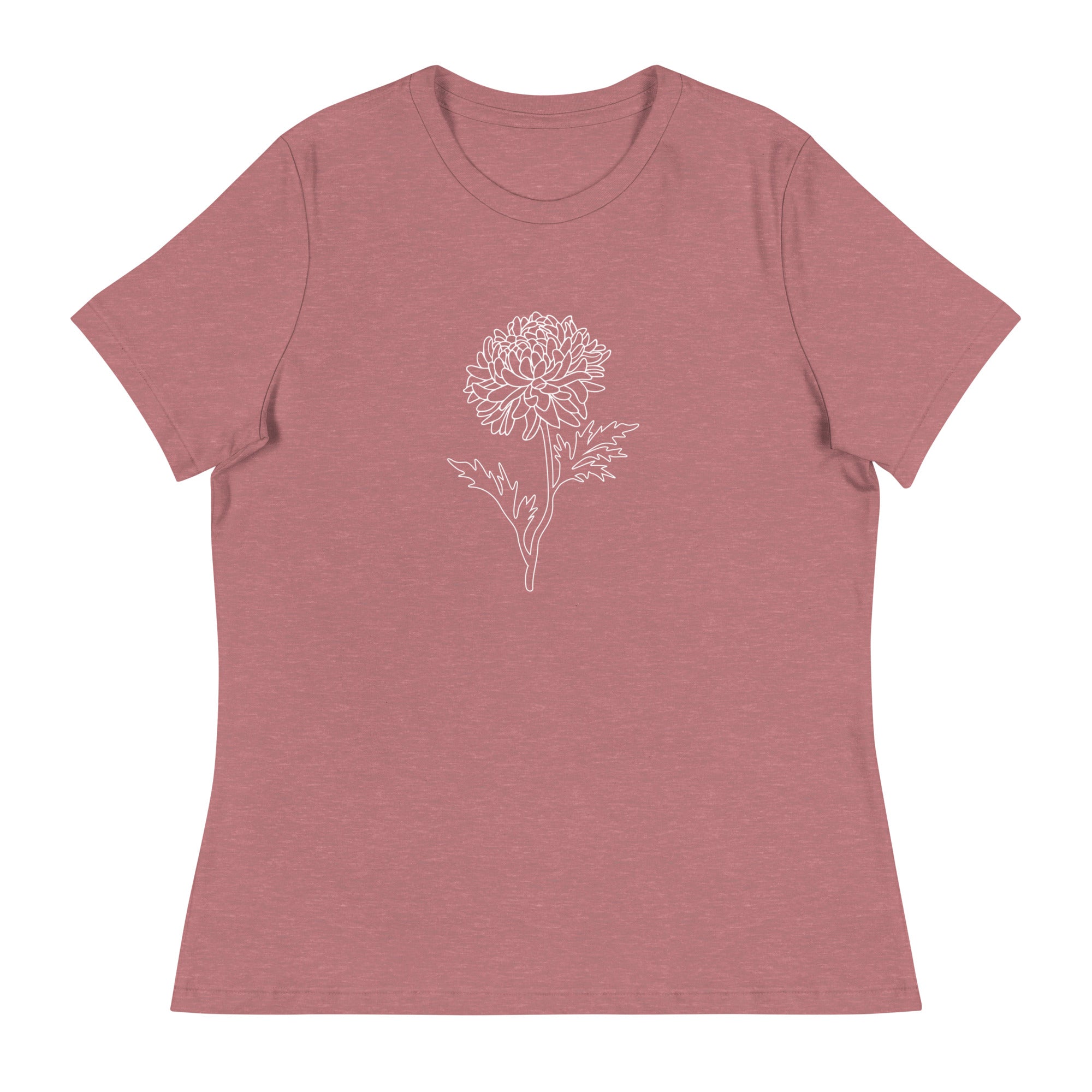Chrysanthemum Women's Relaxed T-Shirt、mySite、camillekostekn