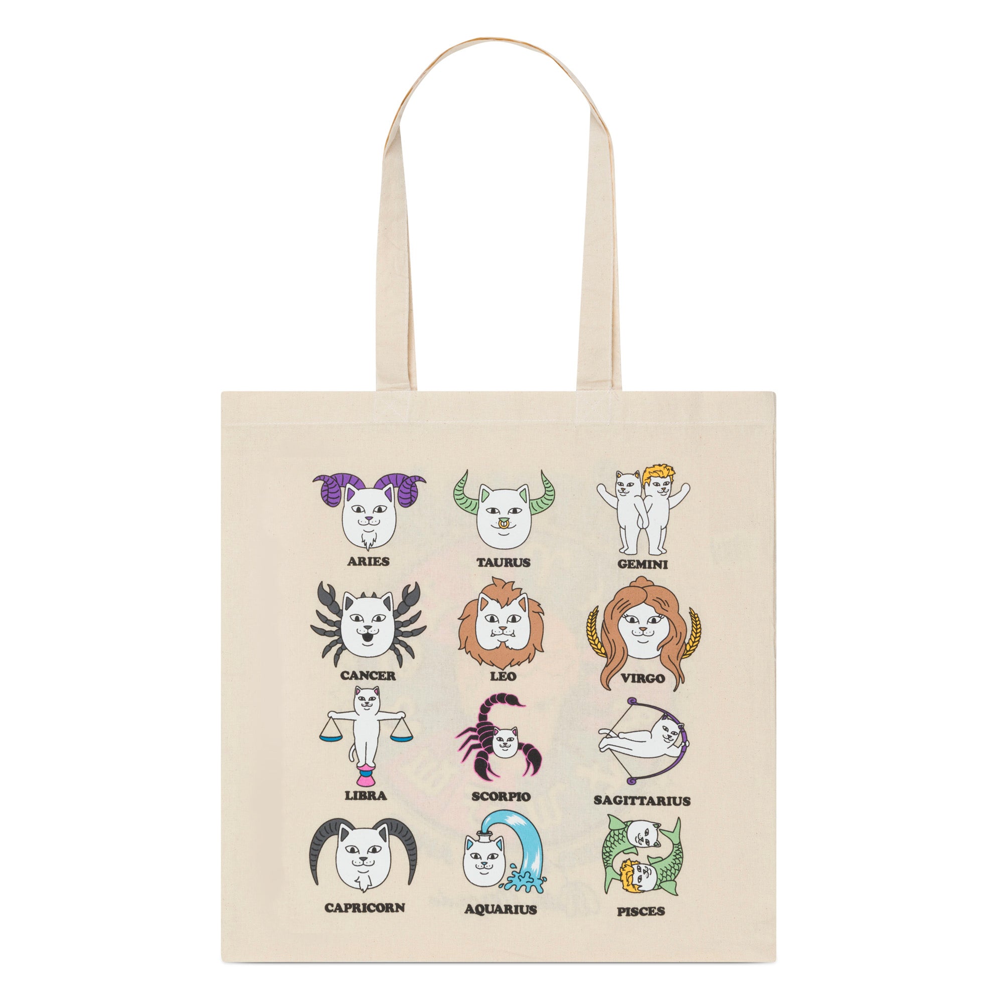  Zodiac Mucho Tote Bag (Natural)、mySite、merchandisen