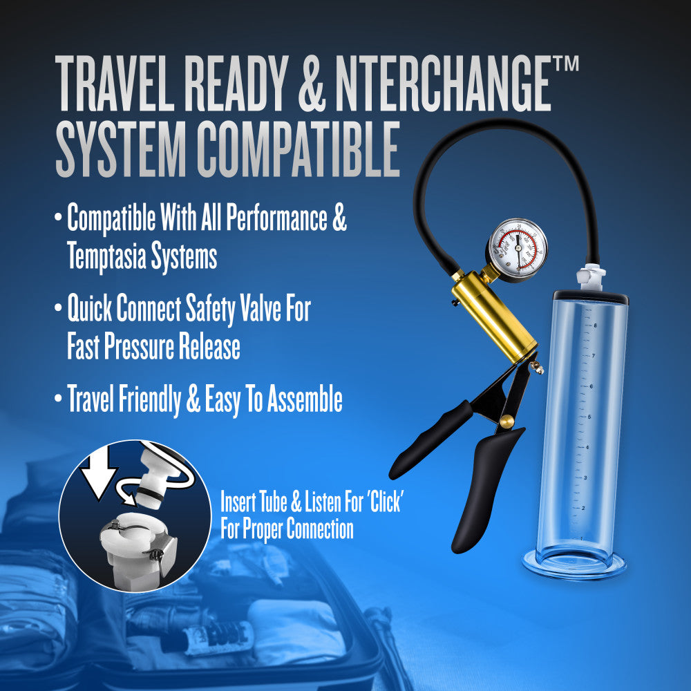 Performance By Blush® | VX6 Vacuum With Brass Pistol & Pressure Gauge Clear Pump、mySite、bottomscart