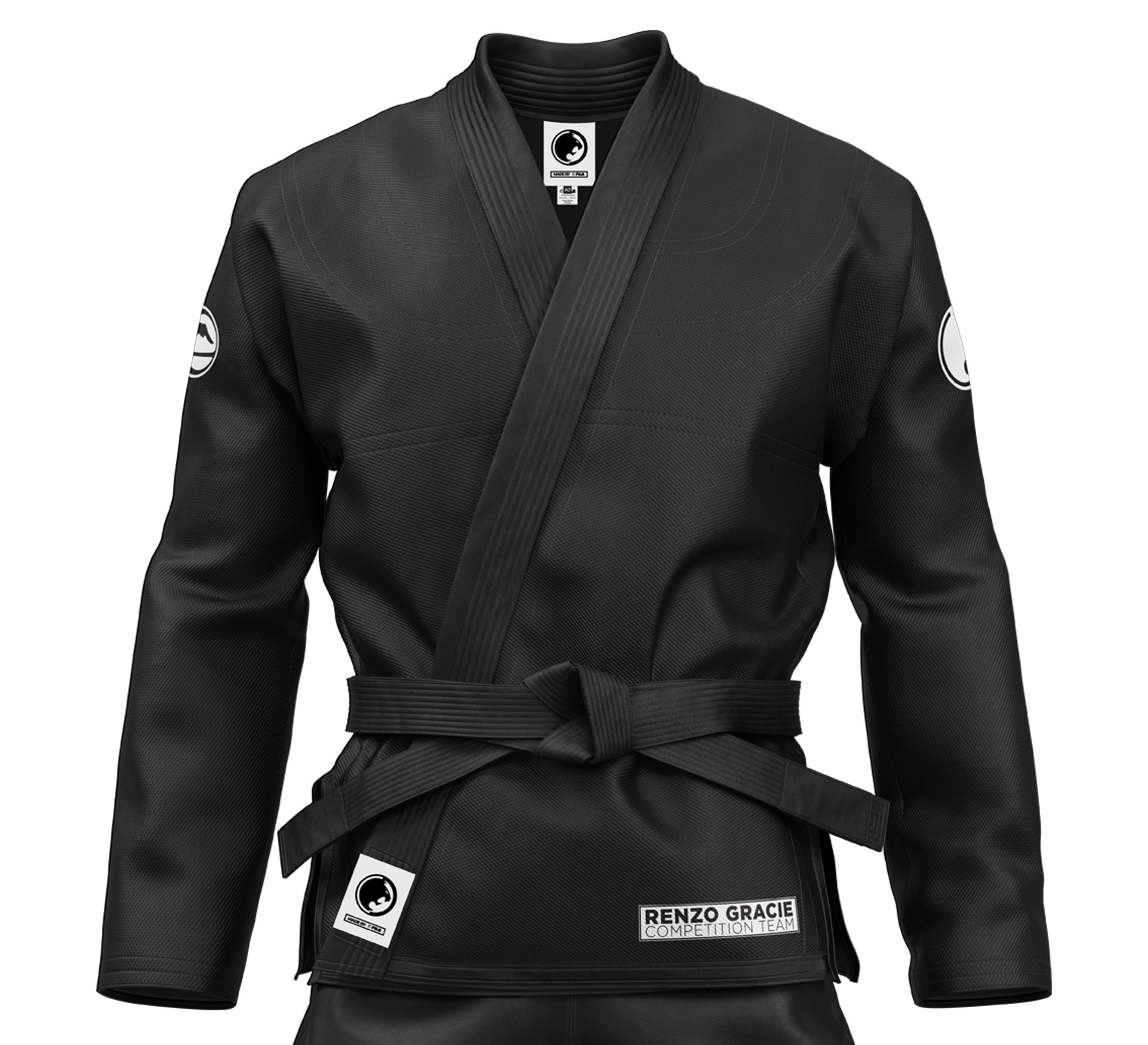 Kids Renzo Gracie Competition BJJ Gi Black、mySite、gigharbornorthrealestate