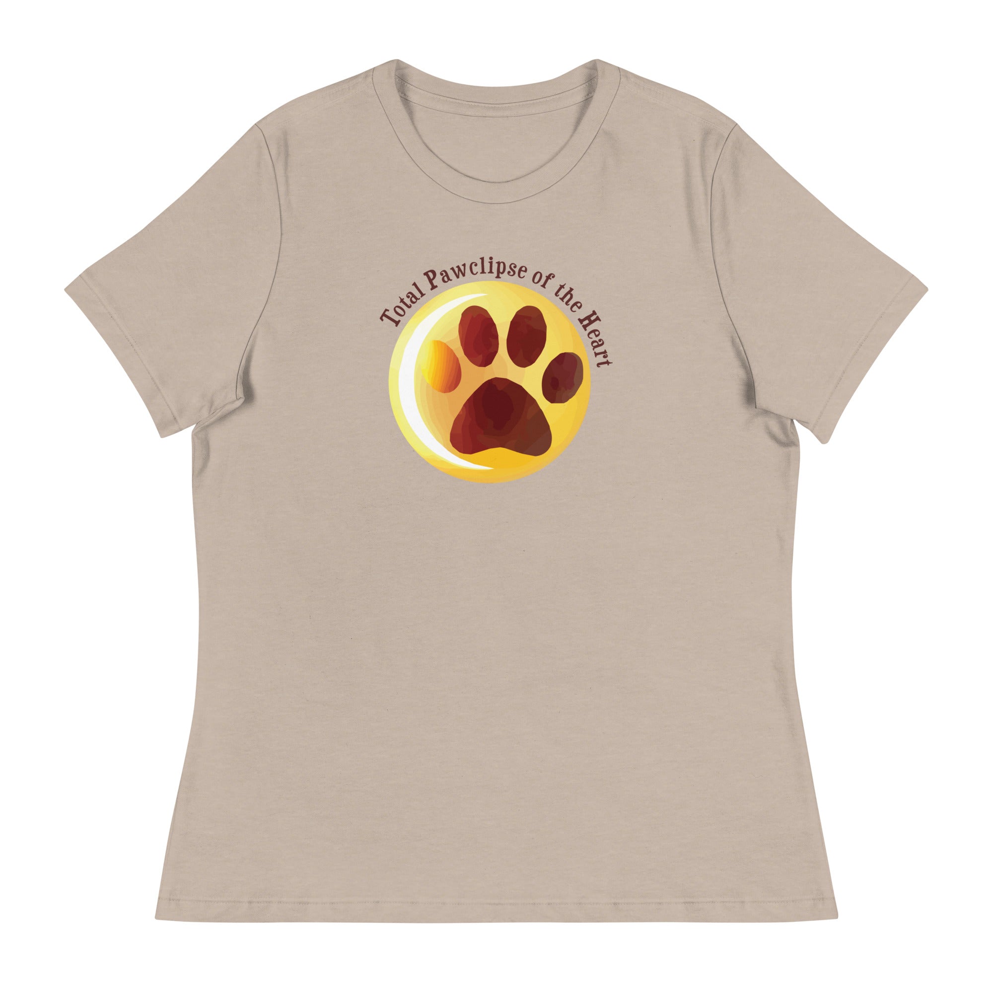 Total Pawclipse Of The Heart Women's Relaxed T-Shirt、mySite、camillekostekn