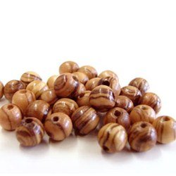  Holy Land Market Rosary Beads 60 Round Beads 6mm - Bethlehem Olive Wood、mySite、elrpsem3k