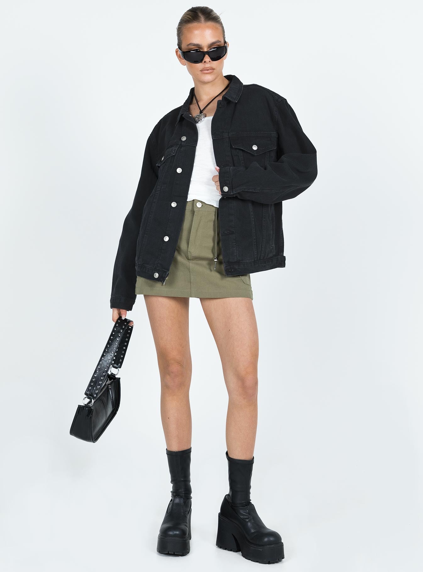 Phoenix Denim Jacket Black、mySite、solidvoid