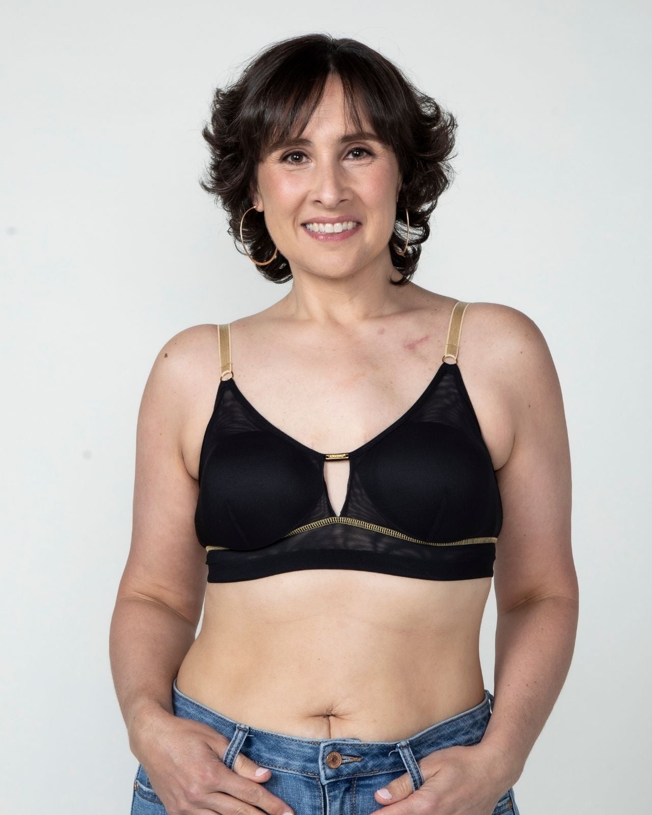 Victoria Mesh Keyhole Bralette、mySite、bengalsvssteelers