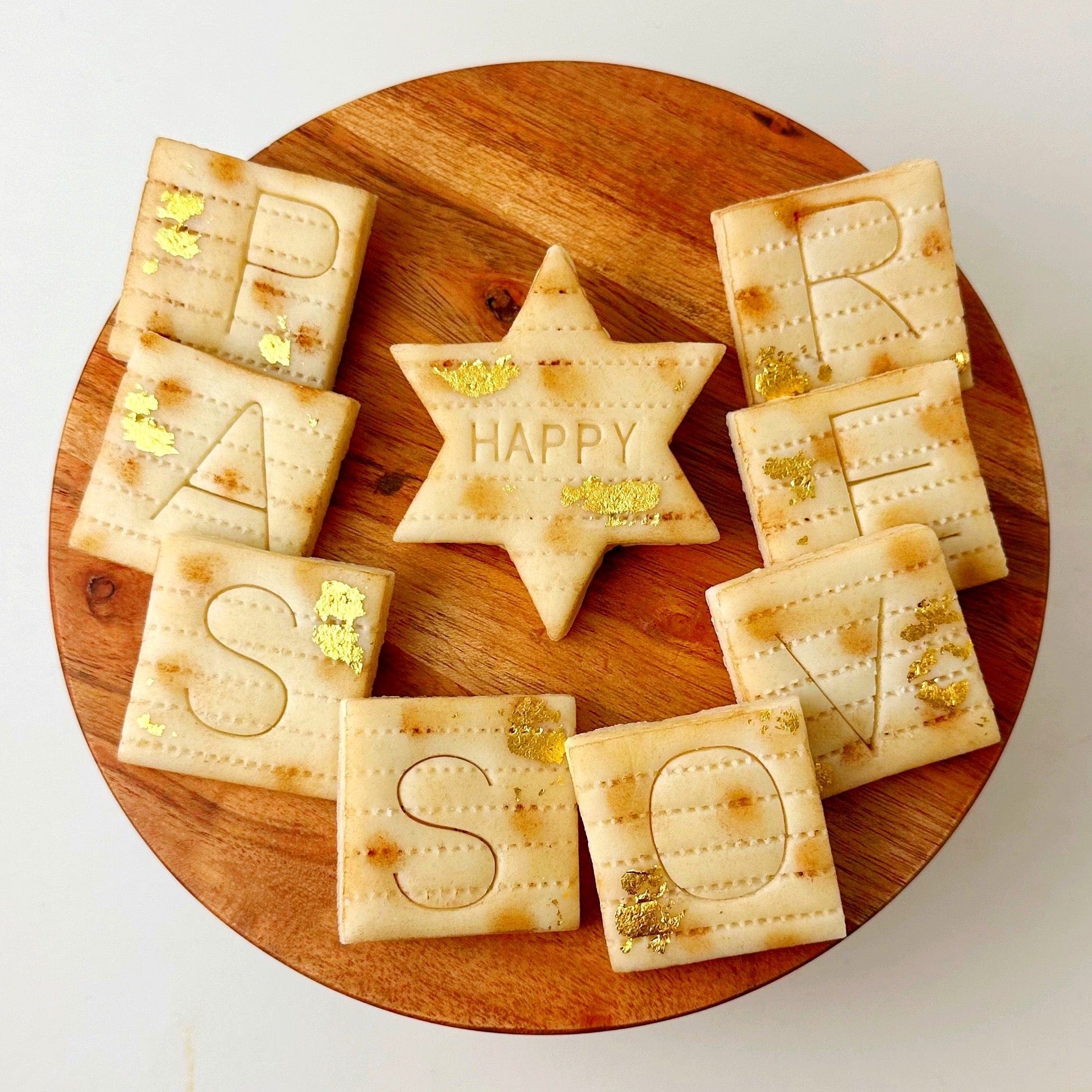 Happy Passover Greeting Marzipan Matzah Tiles、mySite、topwebapps