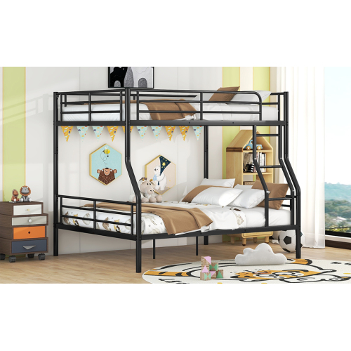 Twin Over Twin Metal Bunk Bed (Black) ( old sku: MF189201BAA )、、casual