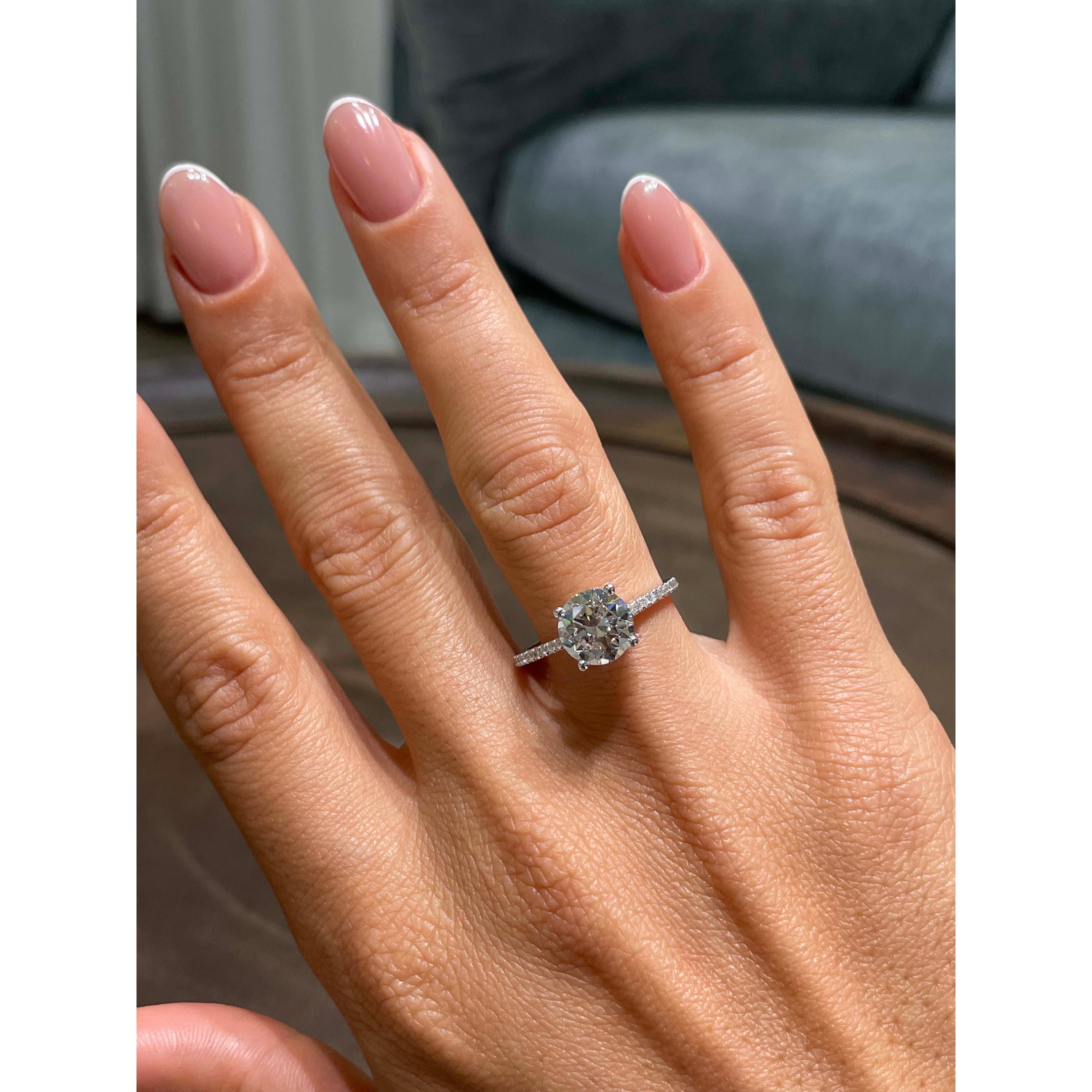 Anna Lab Grown Diamond Ring -14K White Gold、mySite、hinf8tx79