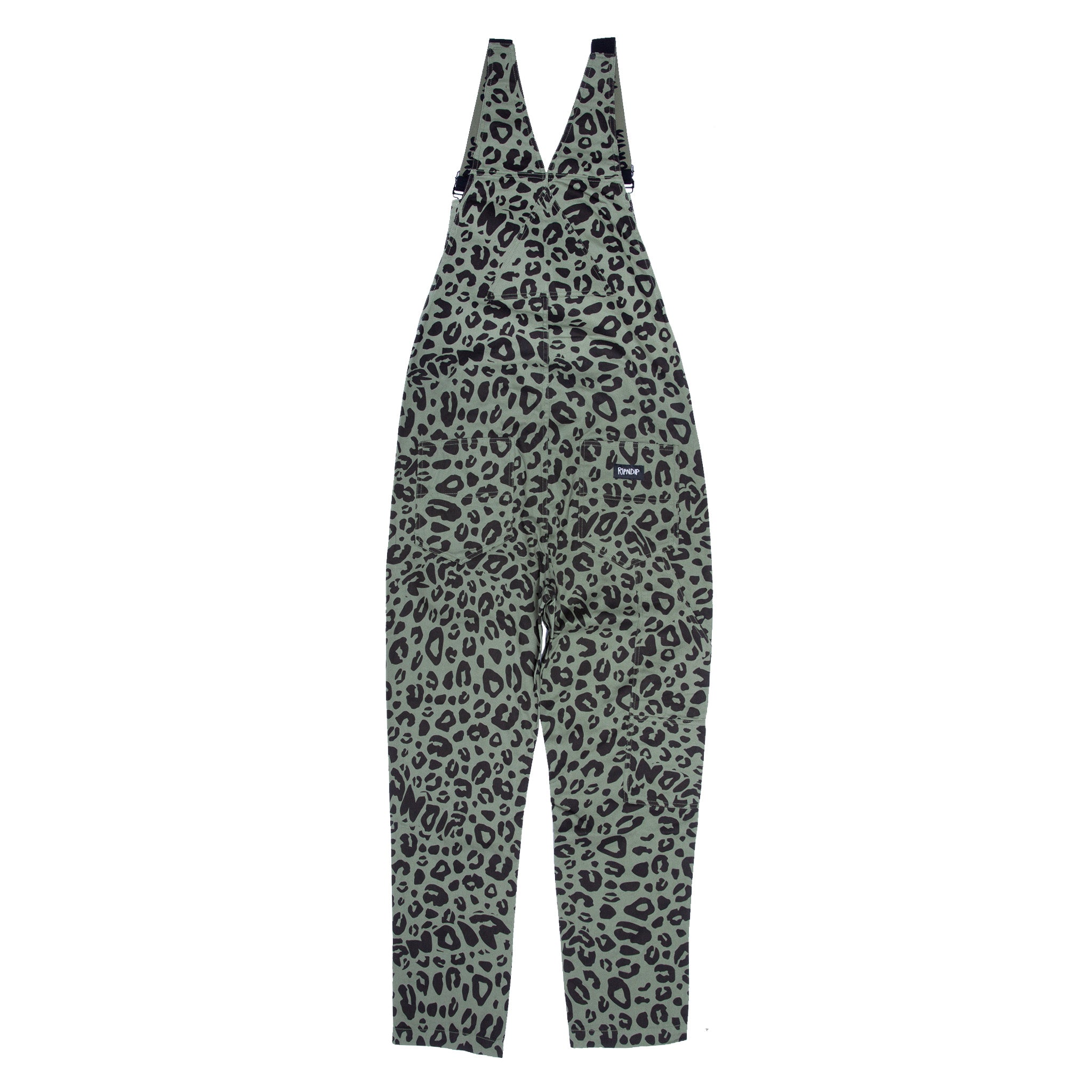  Spotted Cotton Twill Overalls (Olive)、mySite、merchandisen