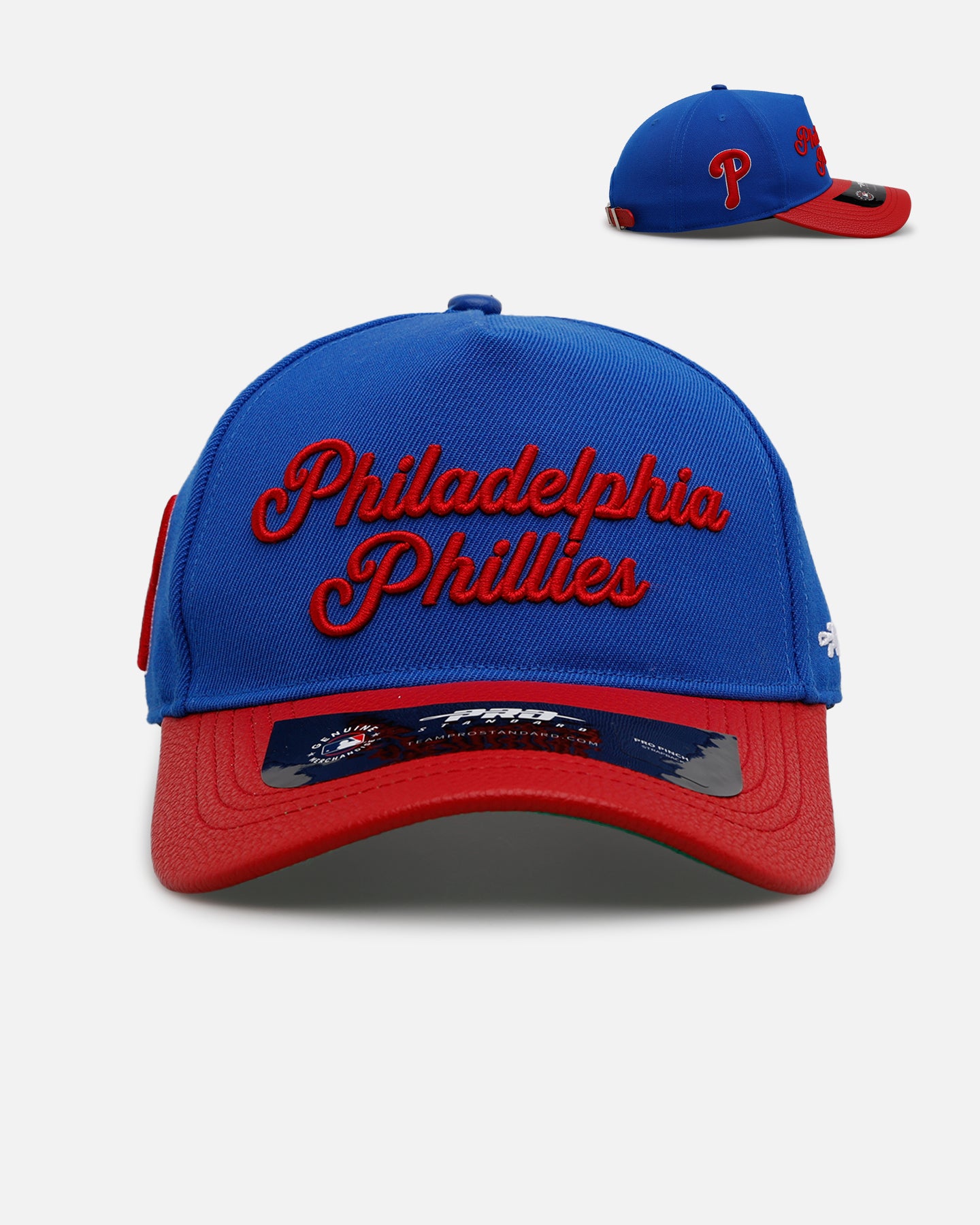 Pro Standard Philadelphia Phillies 'Sovenir' Pinch Front Strapback Blue/Red、mySite、zt4zffjzw