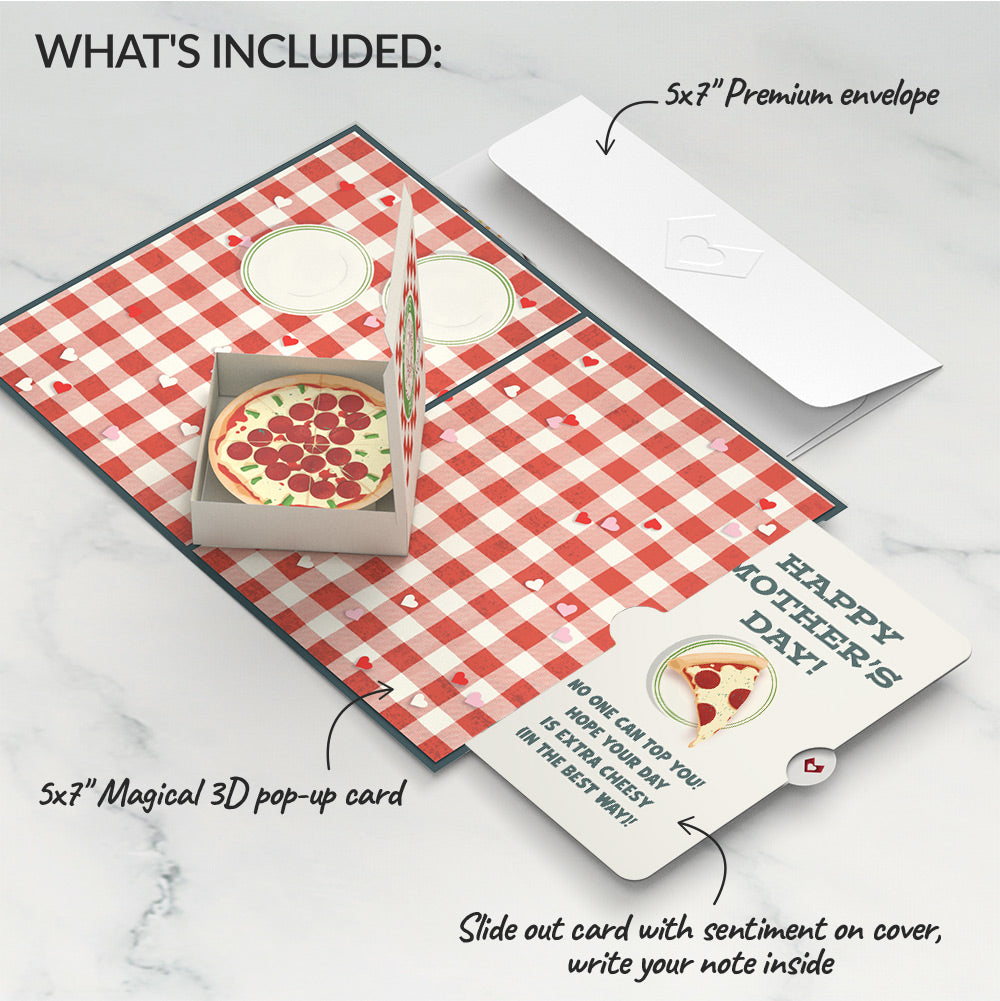 Pizza Love Mother's Day Pop-Up Card and Sentiment Set、mySite、solidvoid