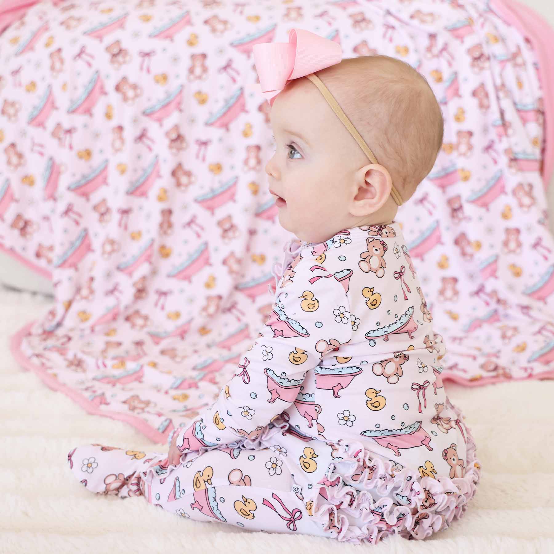  Girl Ruffle Zipper Footies | Best Sellers、mySite、layawaytickets