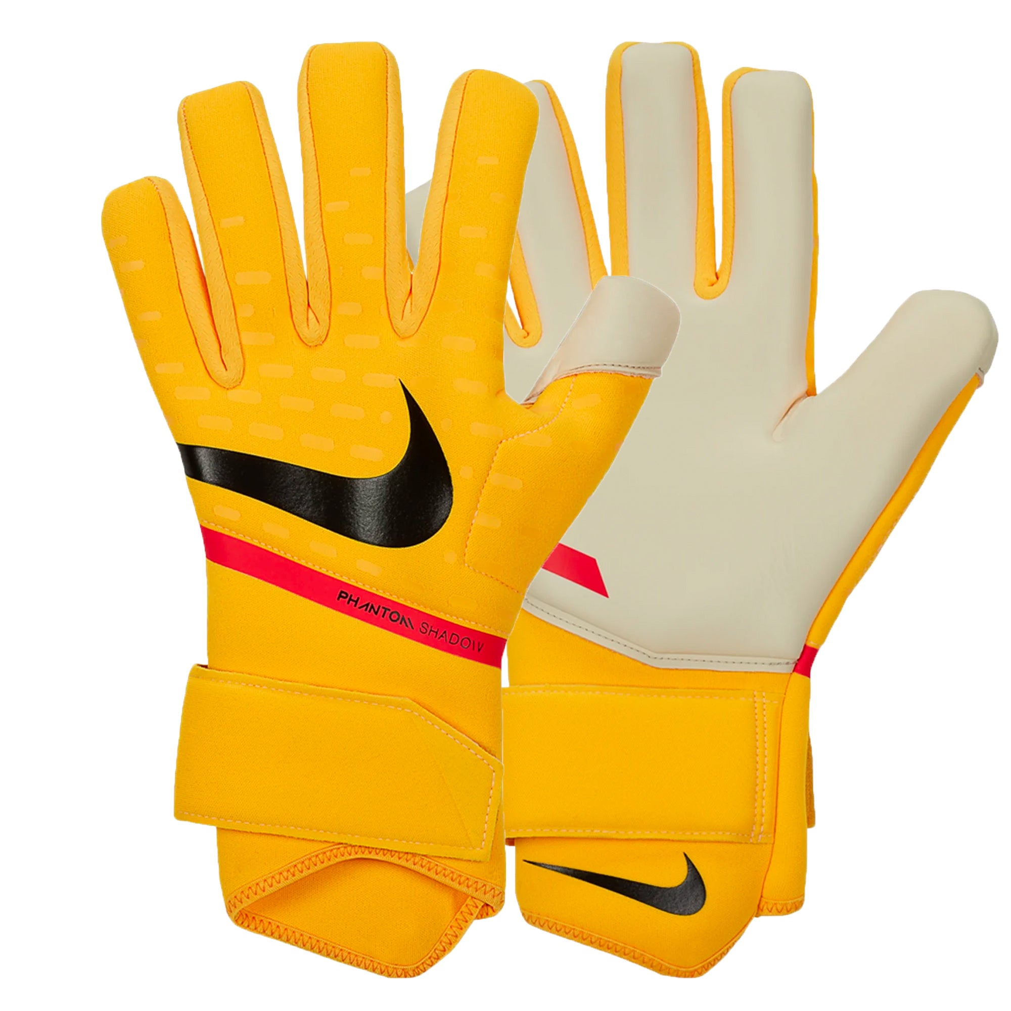 Nike Men's Phantom Shadow Goalkeeper Gloves Orange/White/Black、mySite、noshort